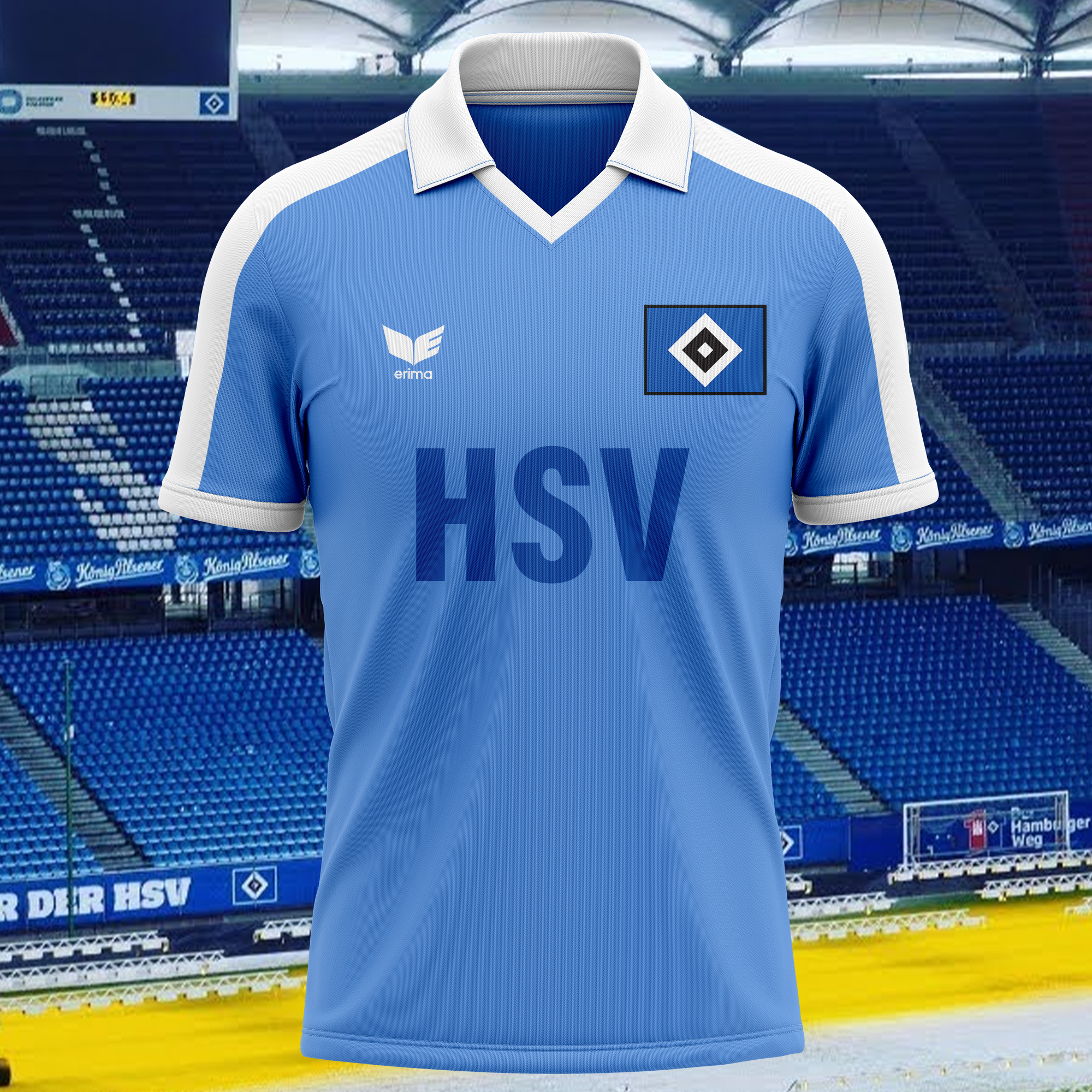 Hamburger SV 1977-78 Retro Shirt PT56444