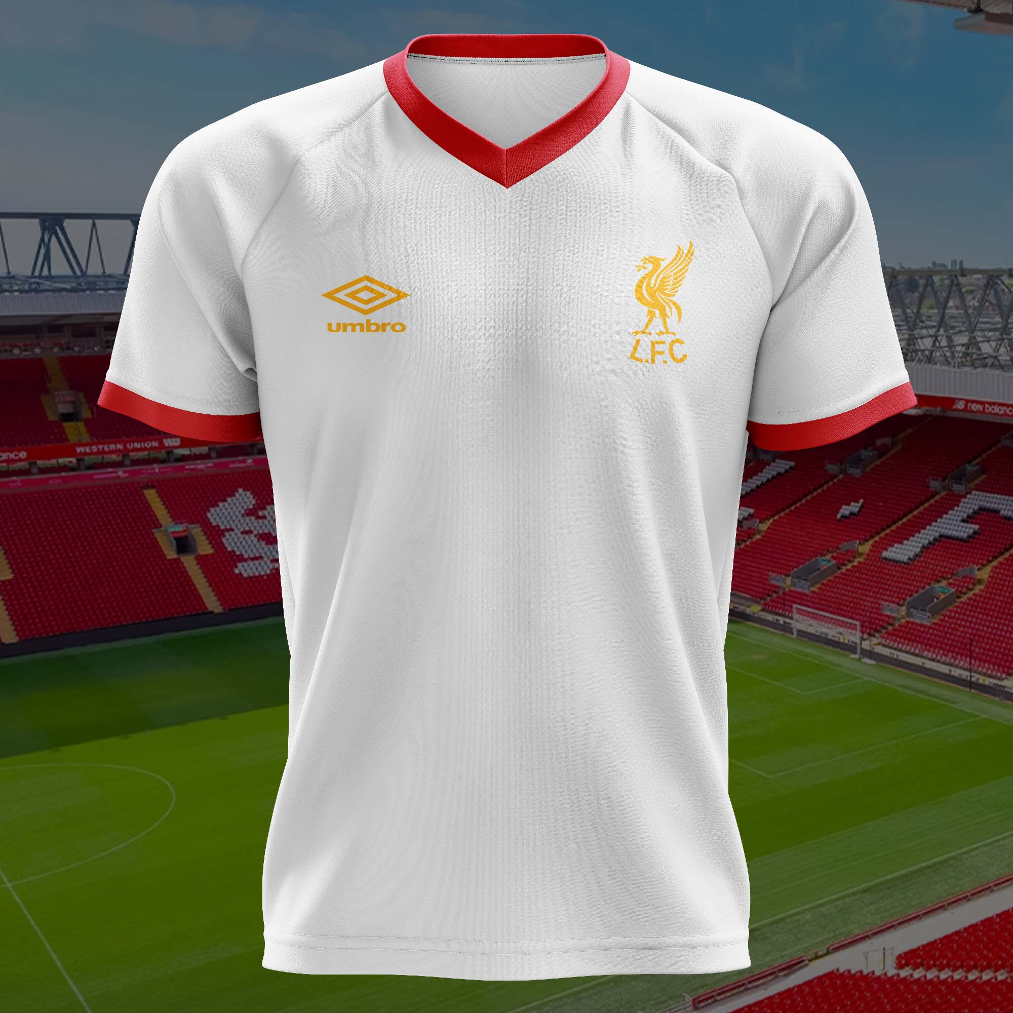 Liverpool FC 1981-82 Away Retro Shirt PT56312