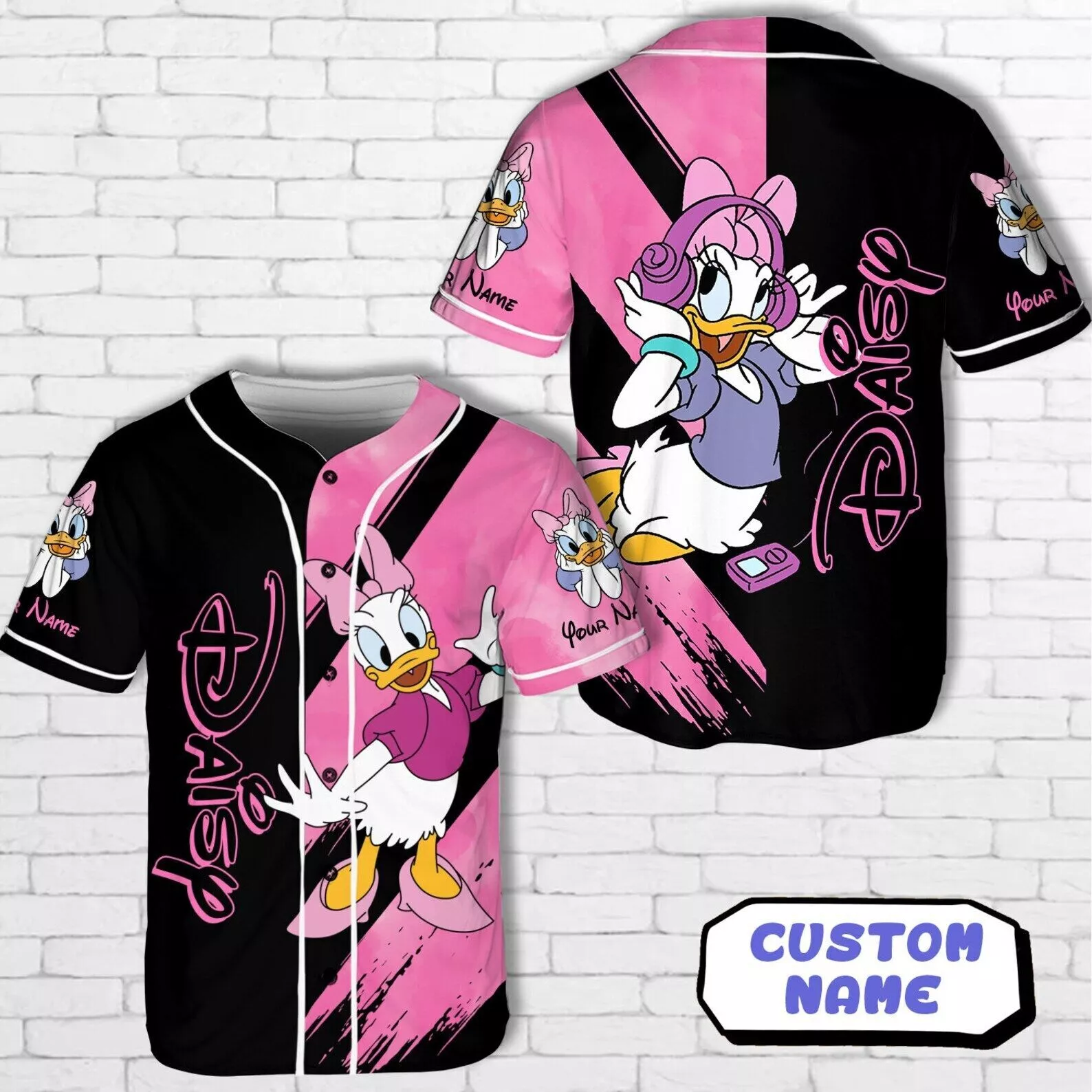 Personalized We Are Never Too Old For Daisy Duck 3D Baseball Jersey