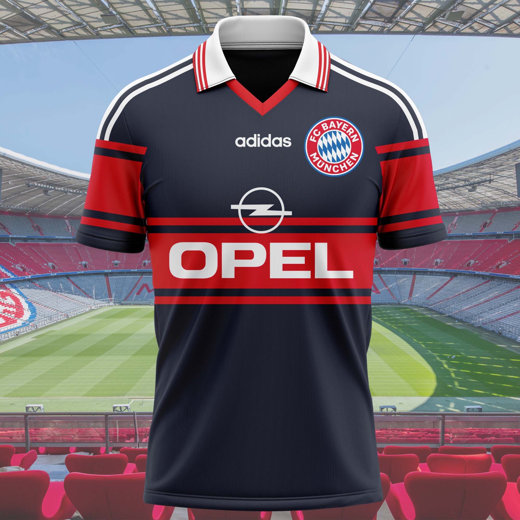 Bayern München 1997-98 Home Retro Shirt PT56638