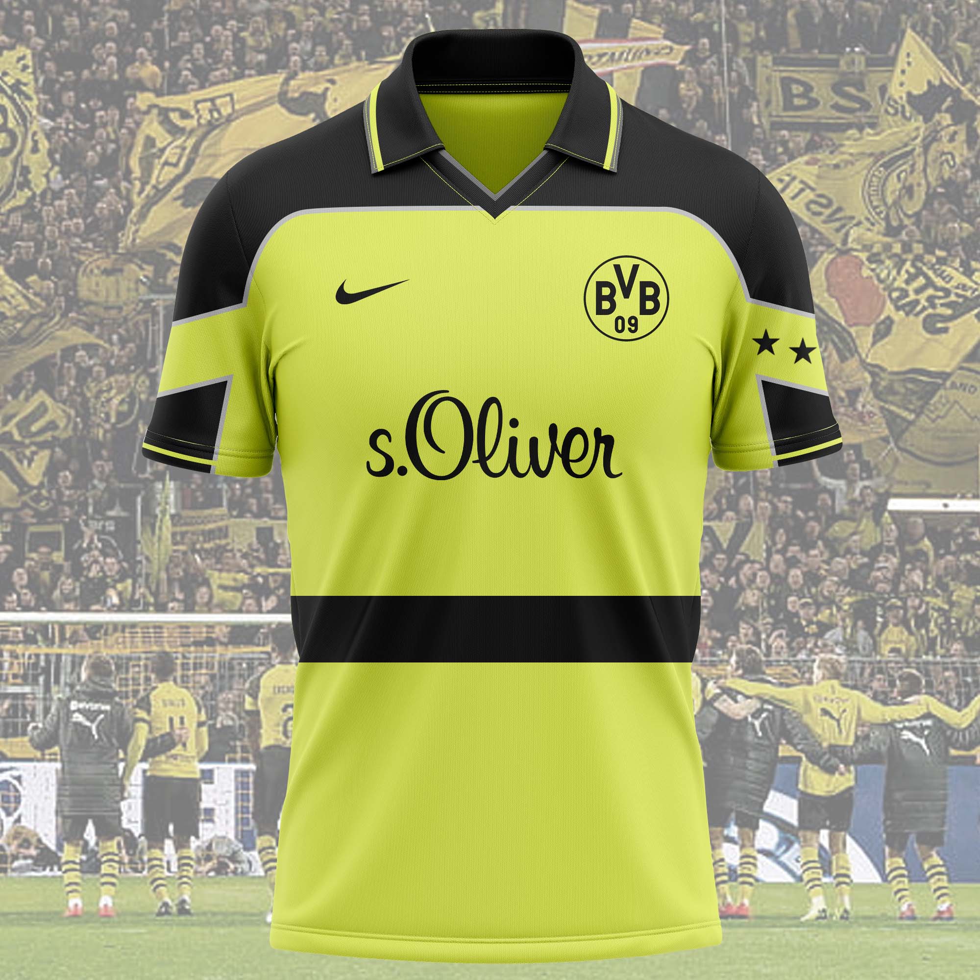 Borussia Dortmund 1997-98 Home Retro Shirt PT56639