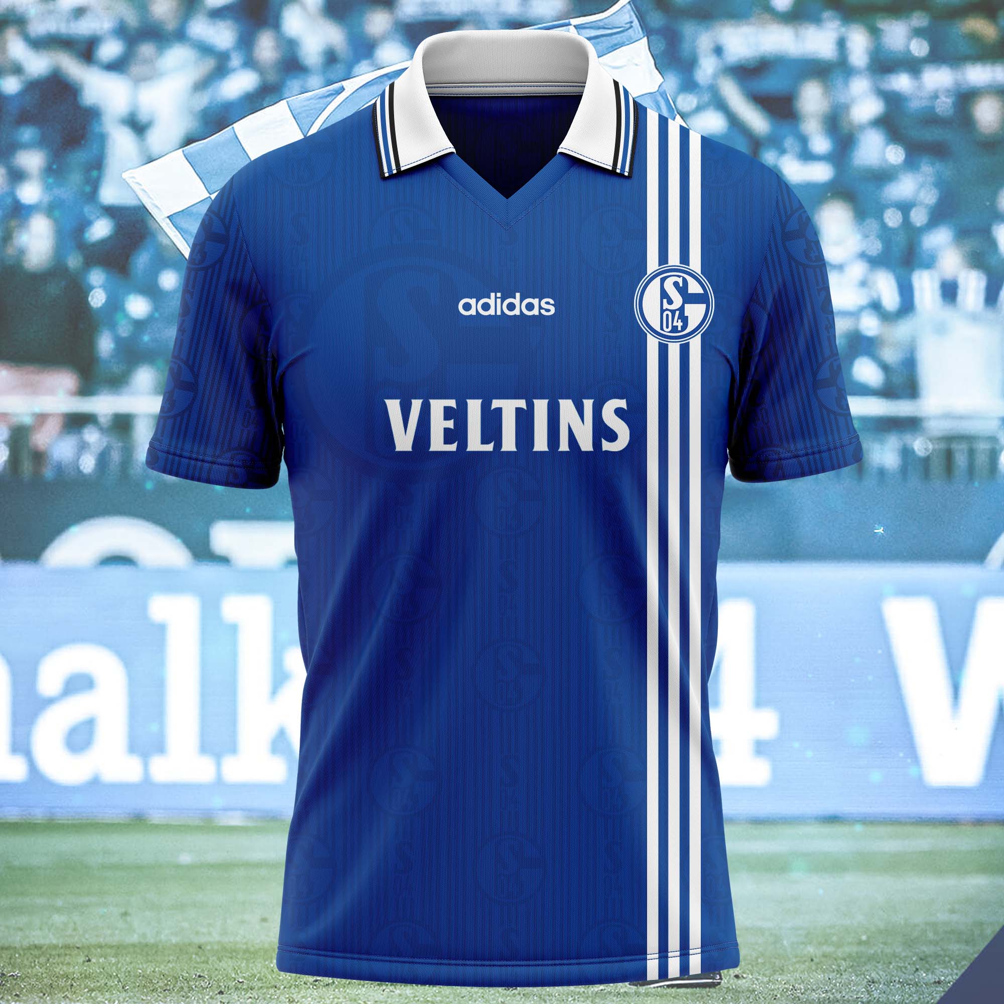 Schalke 04 1997-98 Home Retro Shirt PT56644
