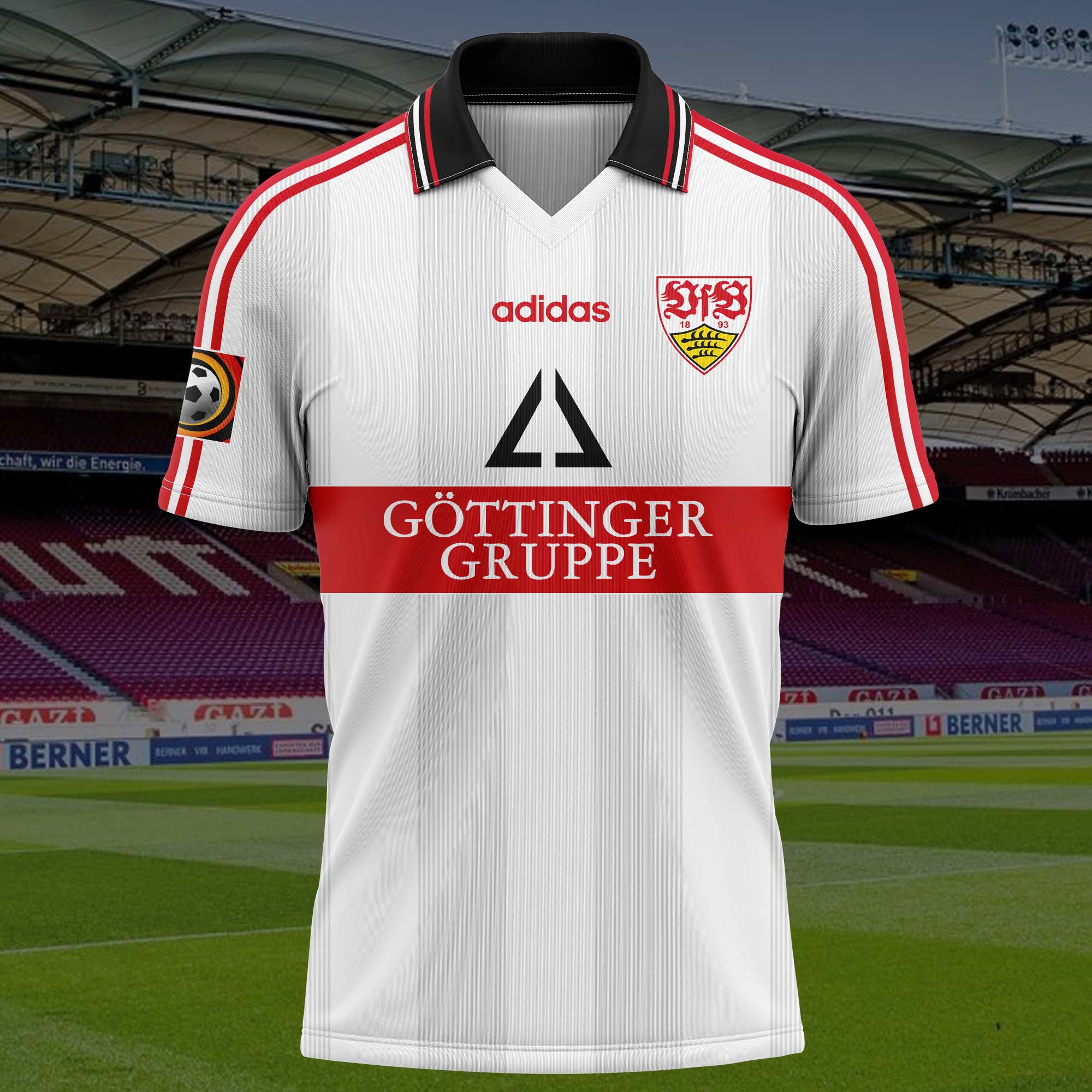 VfB Stuttgart 1997-98 Home Retro Shirt PT56646