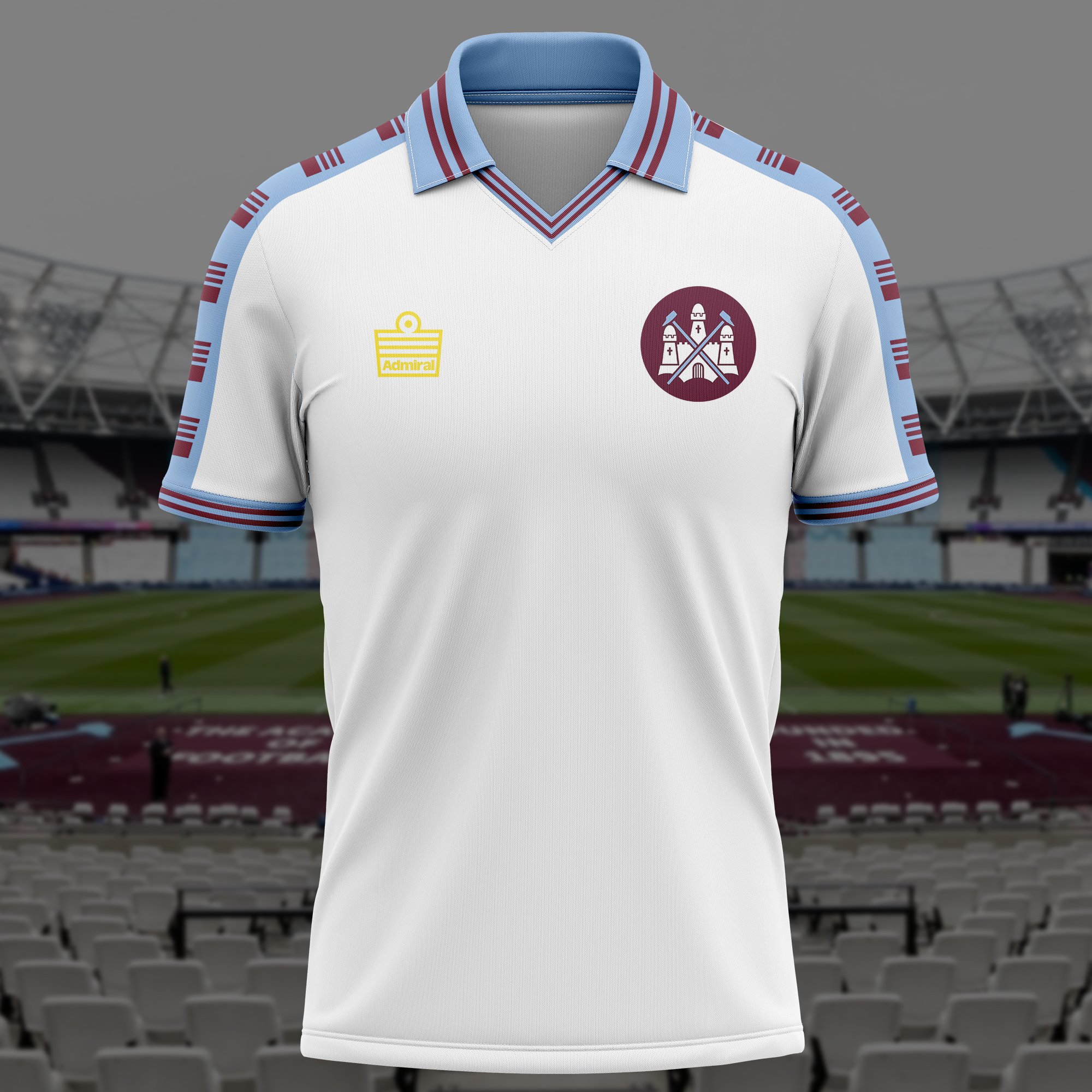 West Ham United F.C. 1980-1983 Retro Shirt PT56676 (Copy)
