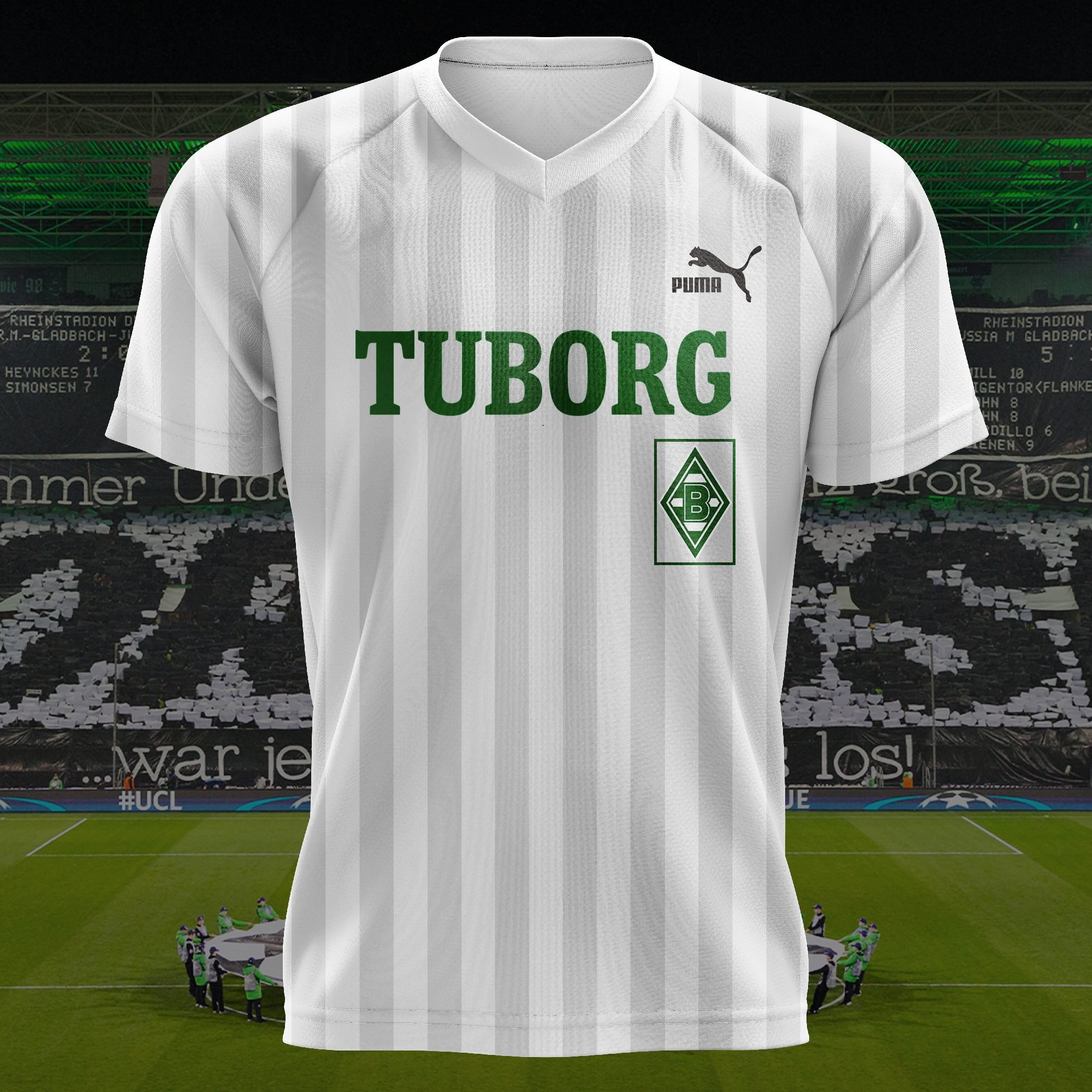 Borussia Mönchengladbach 1991-92 Home Retro Shirt PT56614