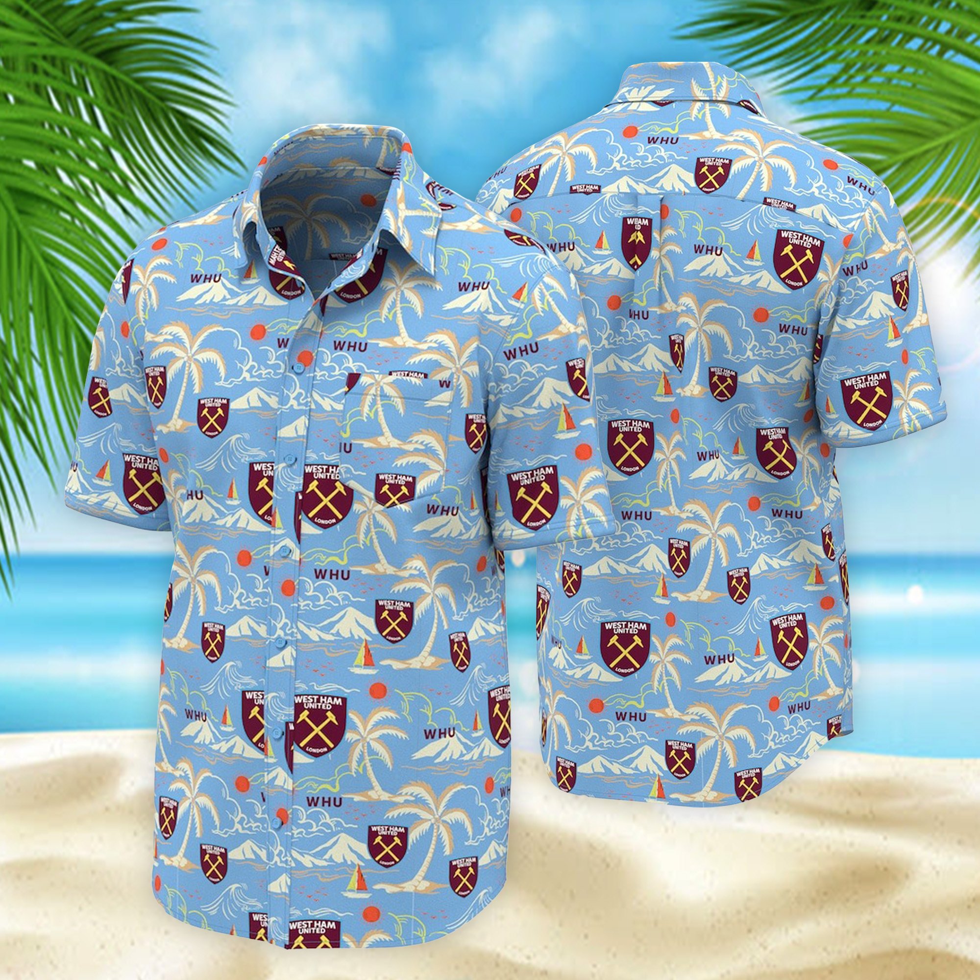 West Ham United Hawaiian Shirt PT56792