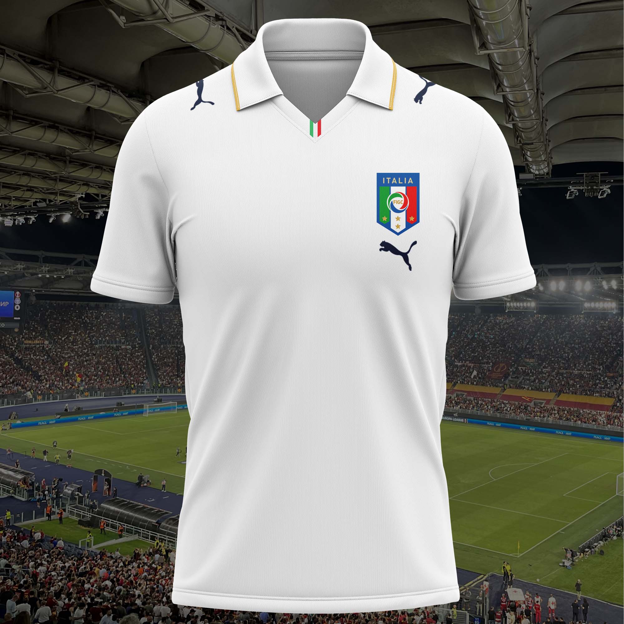 Italy 2008 Away Kit Retro Shirt PT57013