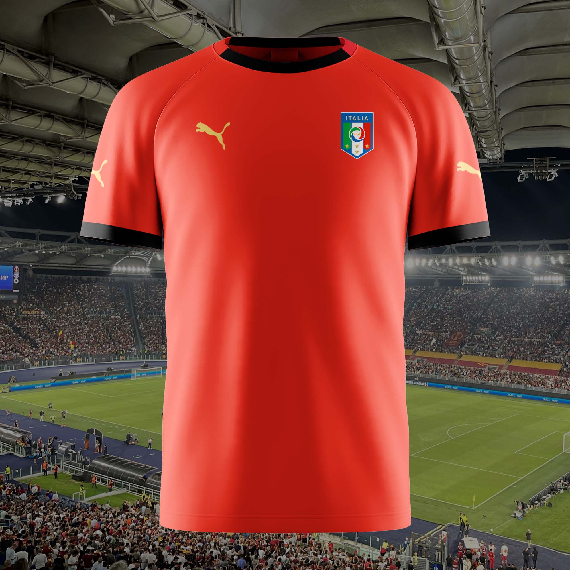 Italy 2008 GK 2 Kit Retro Shirt PT57015