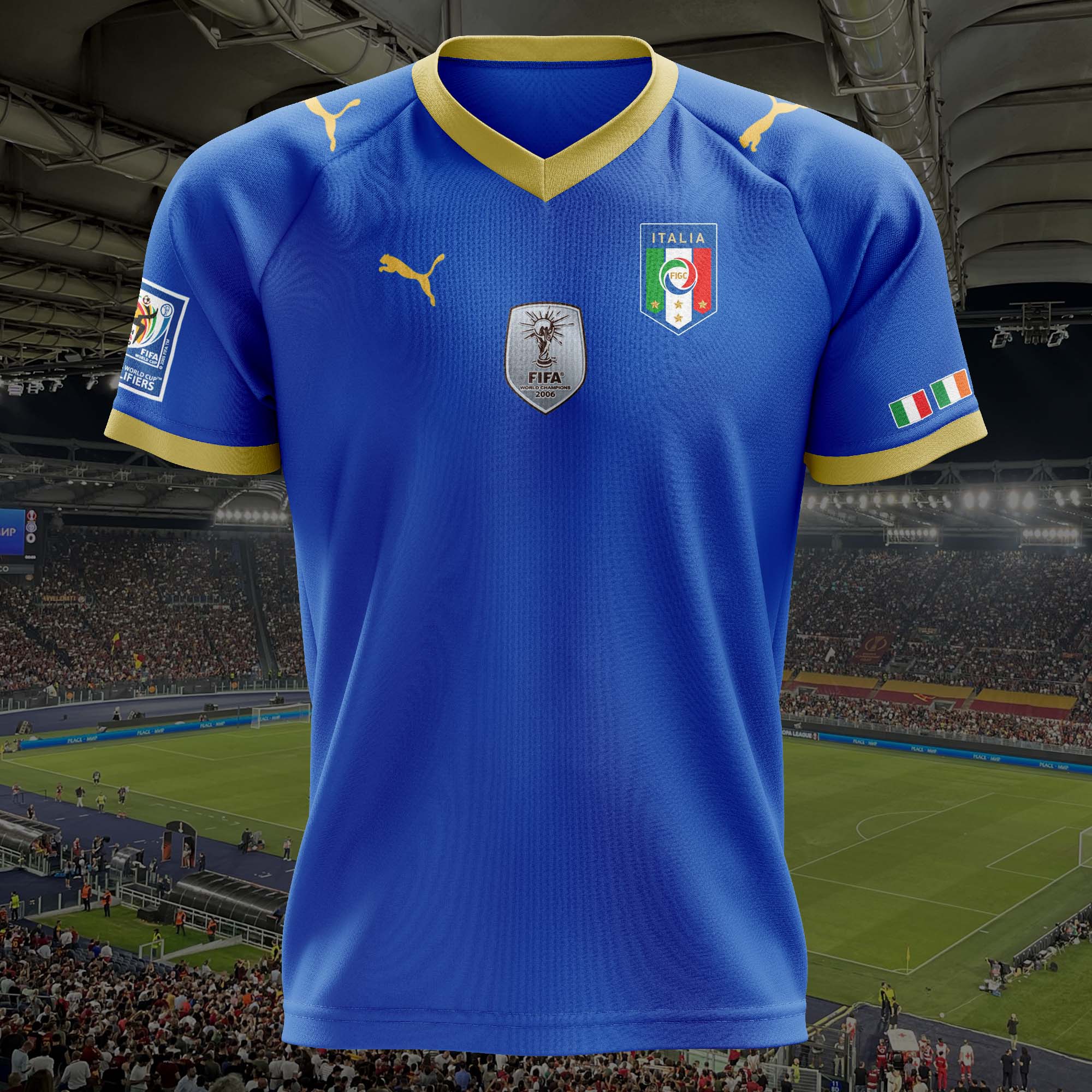 Italy 2008 Home Kit Retro Shirt PT57017