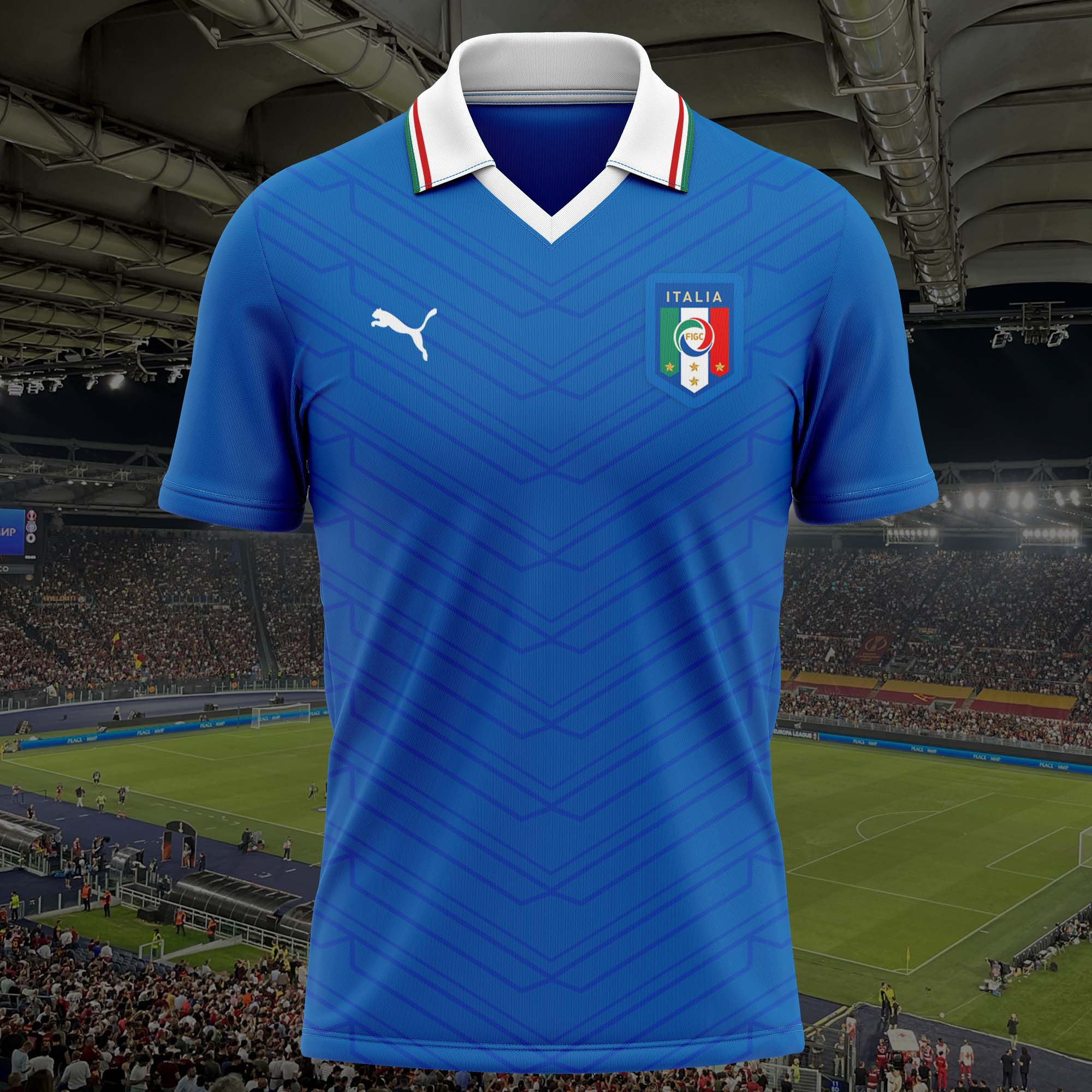 Italy 2012 Home Kit Retro Shirt PT57043