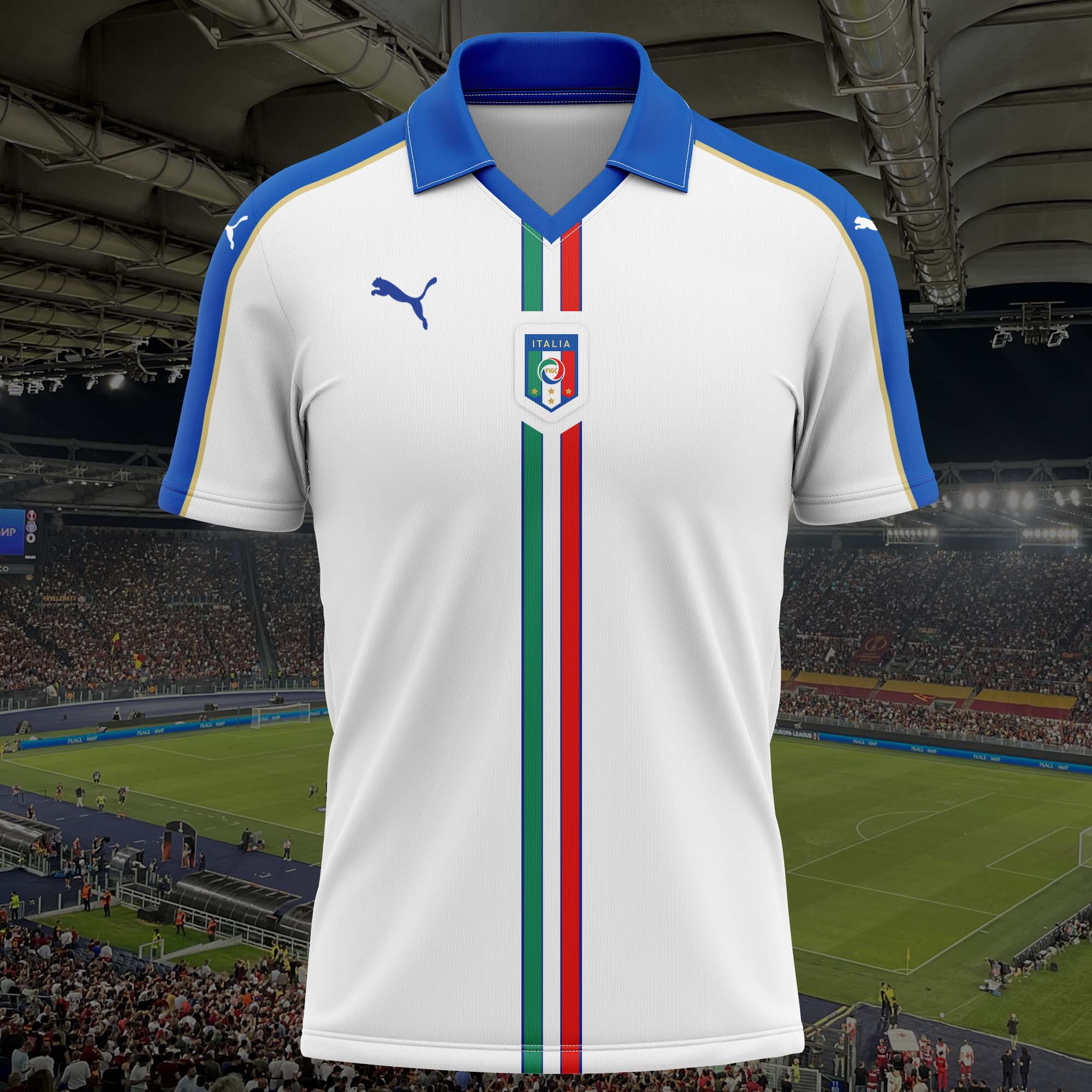 Italy 2016 Away Kit Retro Shirt PT57044