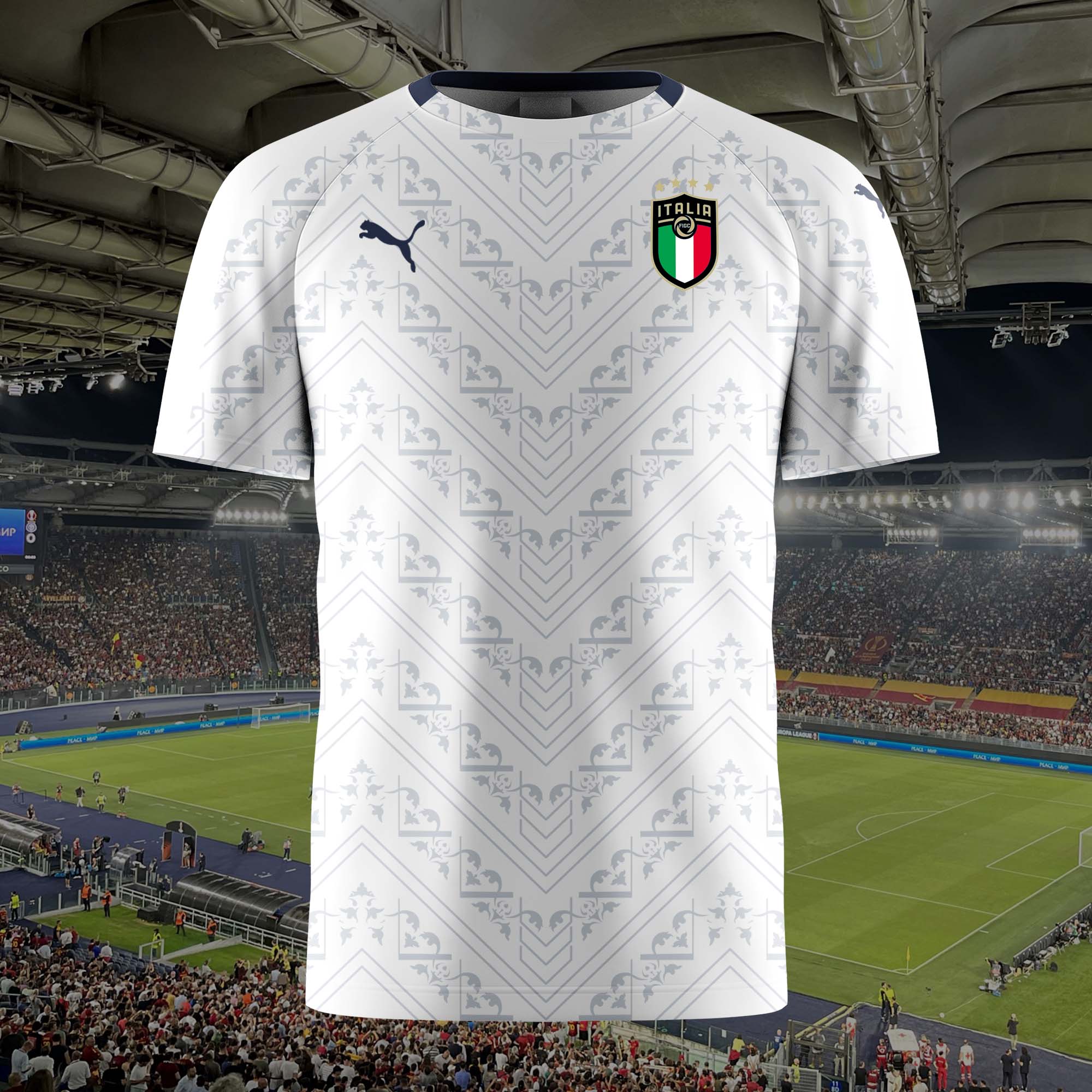 Italy 2020 Away Kit Retro Shirt PT57046