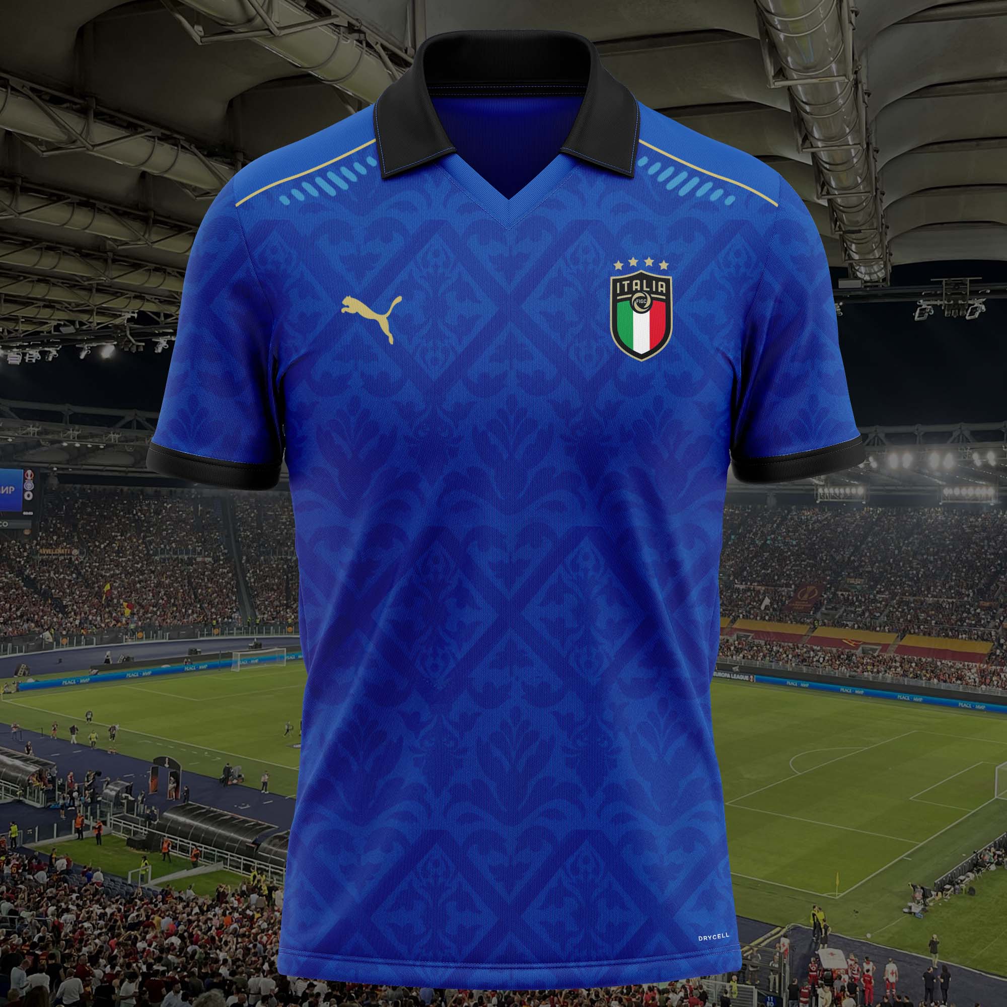 Italy 2020 Home Kit Retro Shirt PT57047