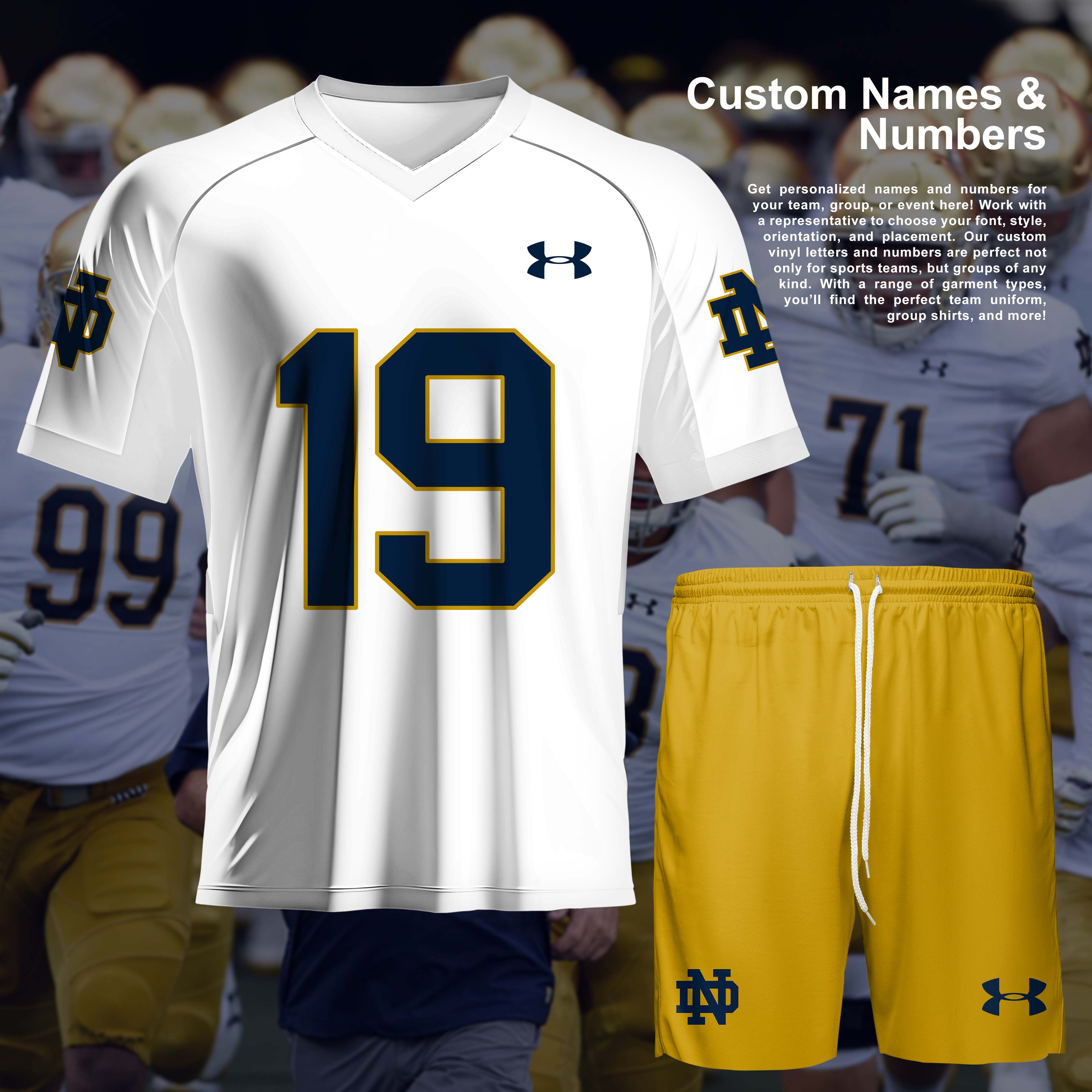 Notre Dame Fighting Irish NCAA Team Short T-Shirt PT57022