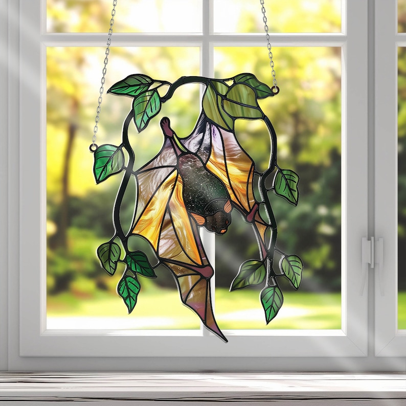 Bat Acrylic Window Hangings