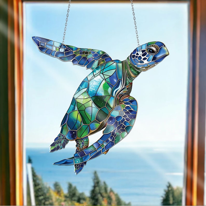 Sea Turtle Acrylic Window