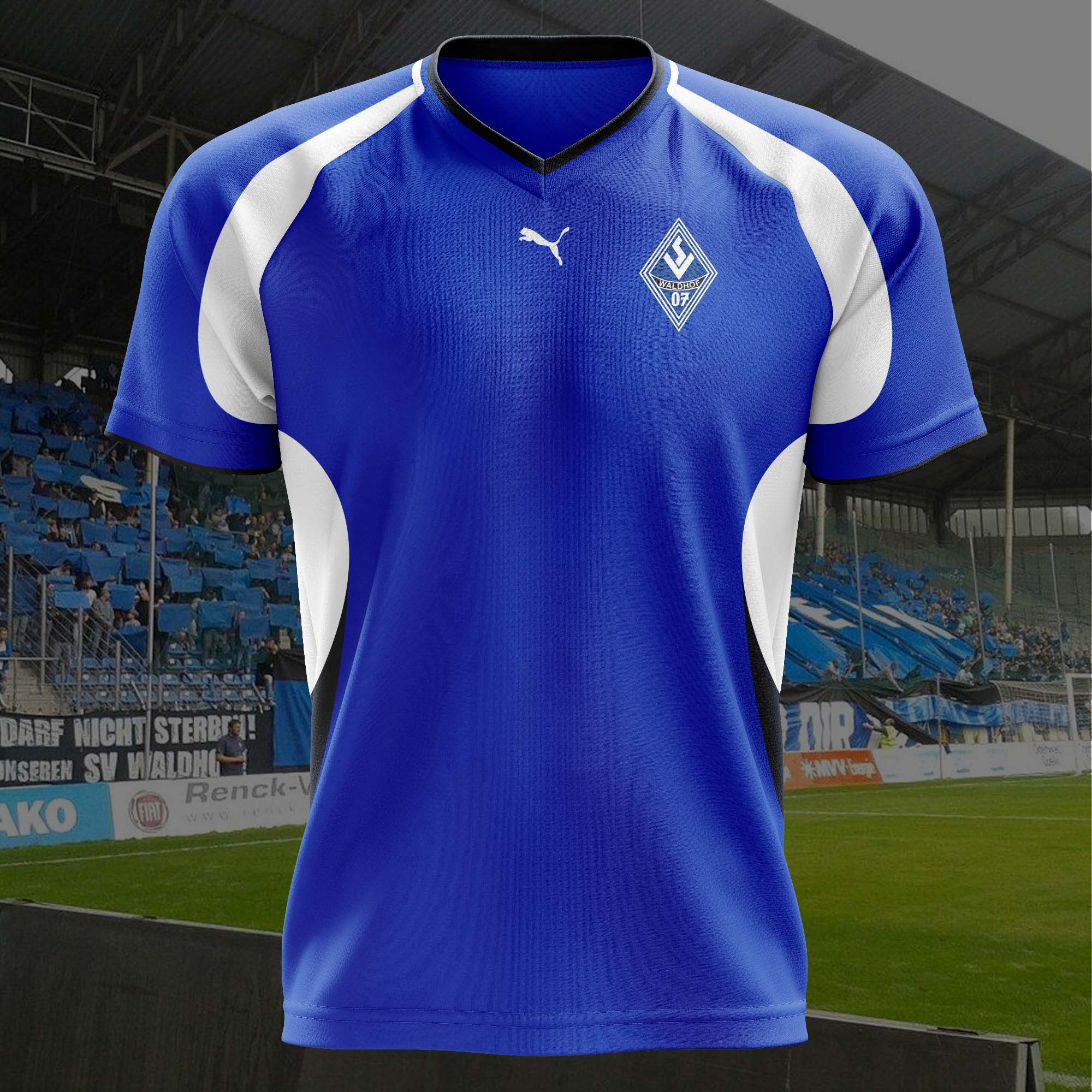 SV Waldhof Mannheim 07  2000-01 Home Kit Retro Shirt PT57069