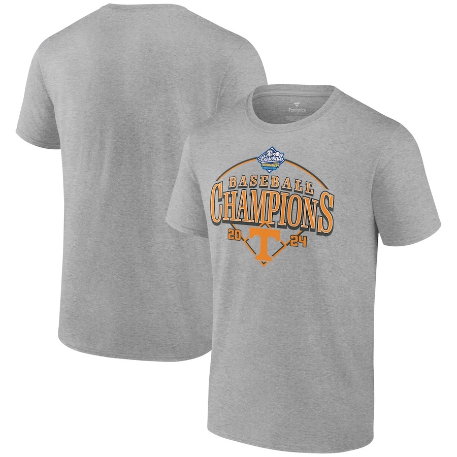 Tennessee Volunteers 2024 SEC Baseball Conference Tournament Champions Curveball Break T-Shirt PT57176