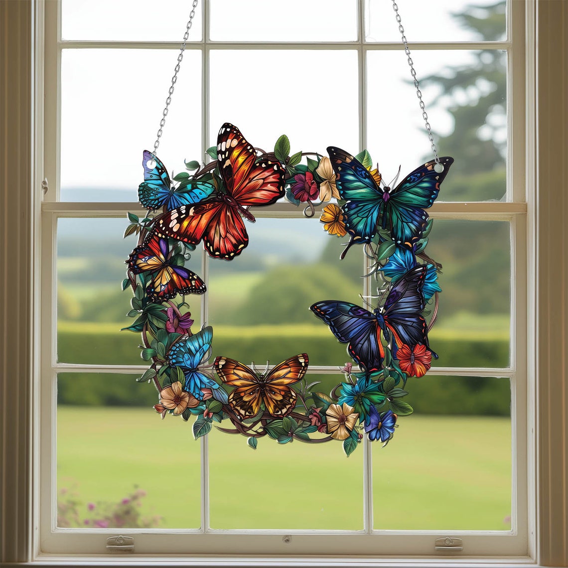 Butterfly Acrylic Window Hanging