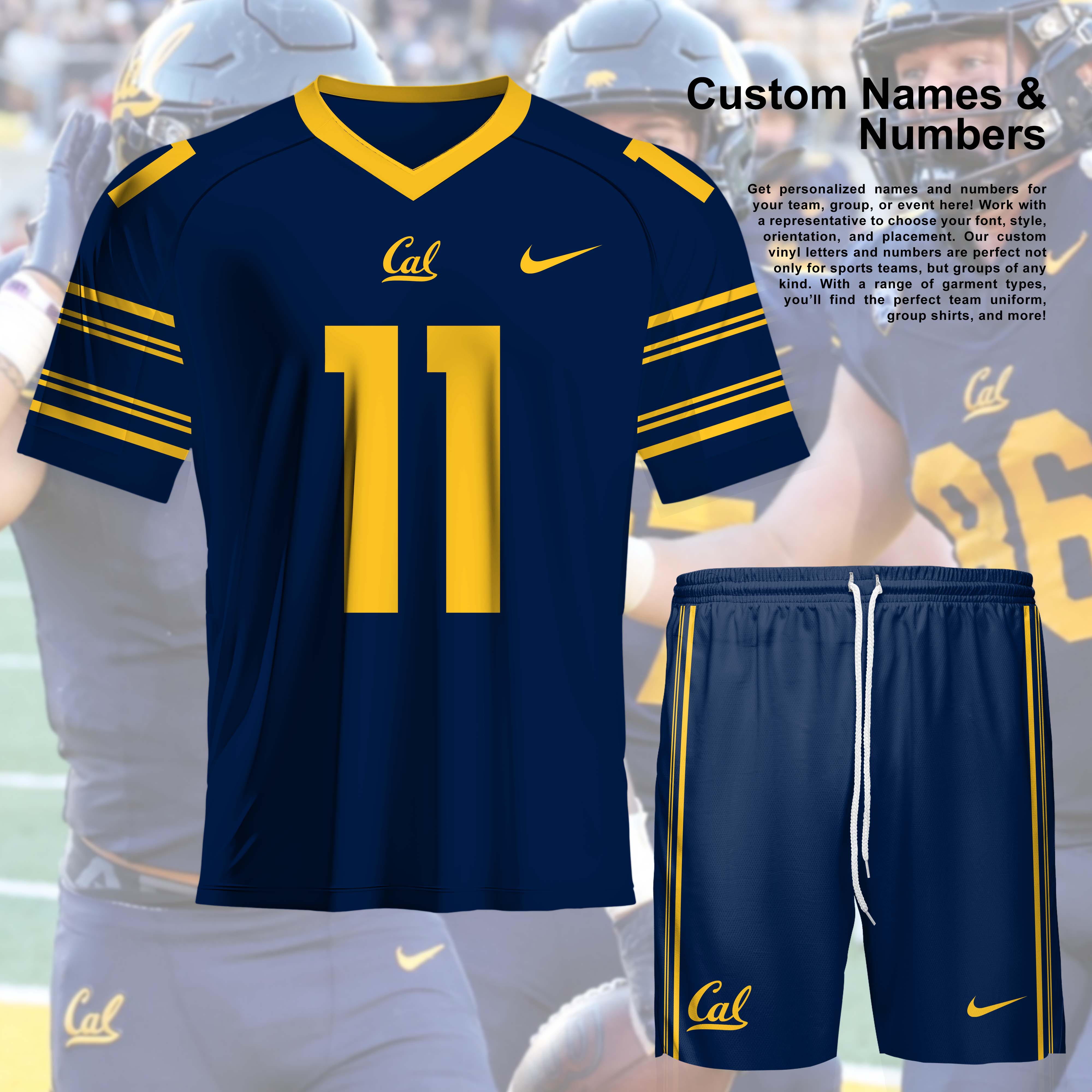California Golden Bears NCAA Team Short T-Shirt PT57212