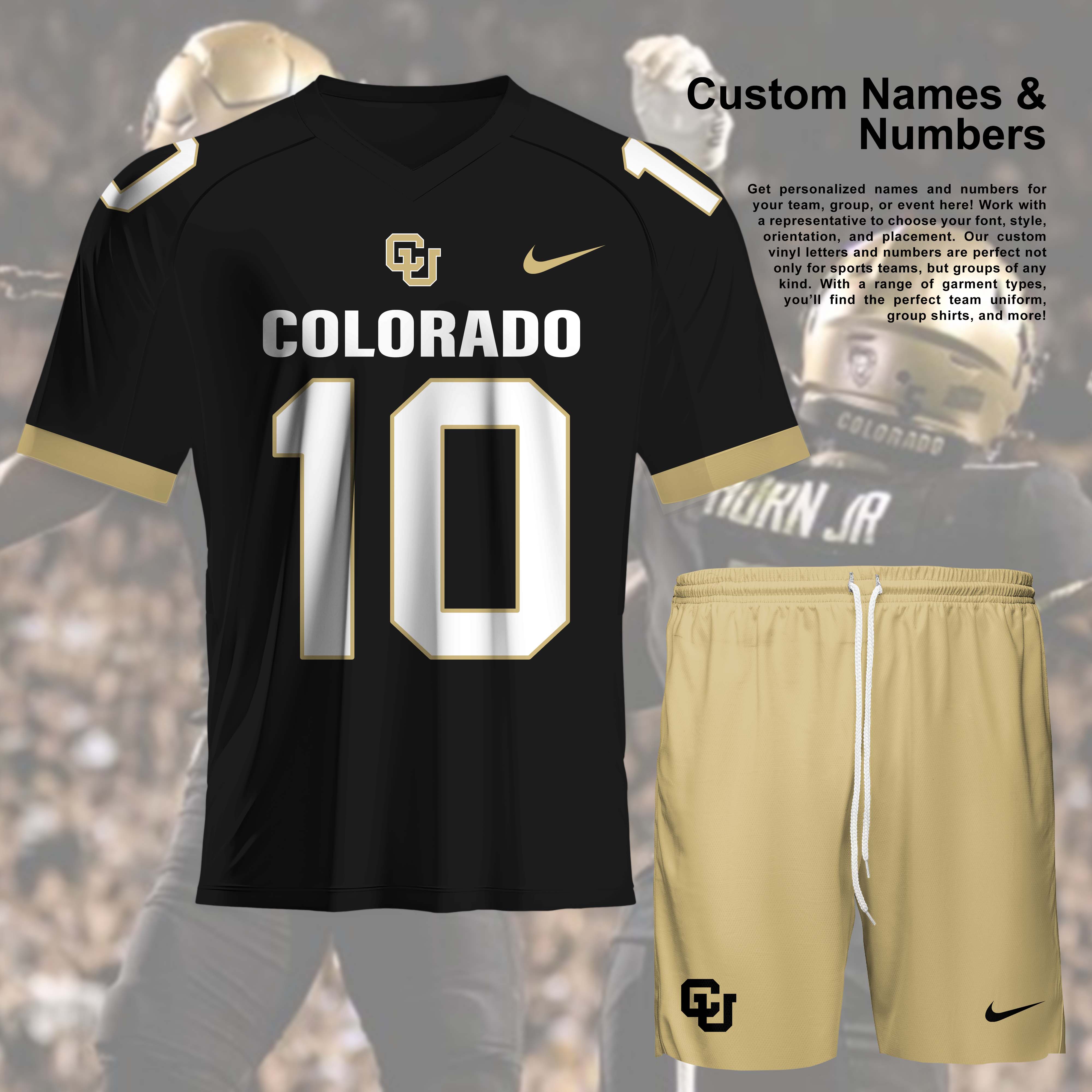 Colorado Buffaloes NCAA Team Short T-Shirt PT57213