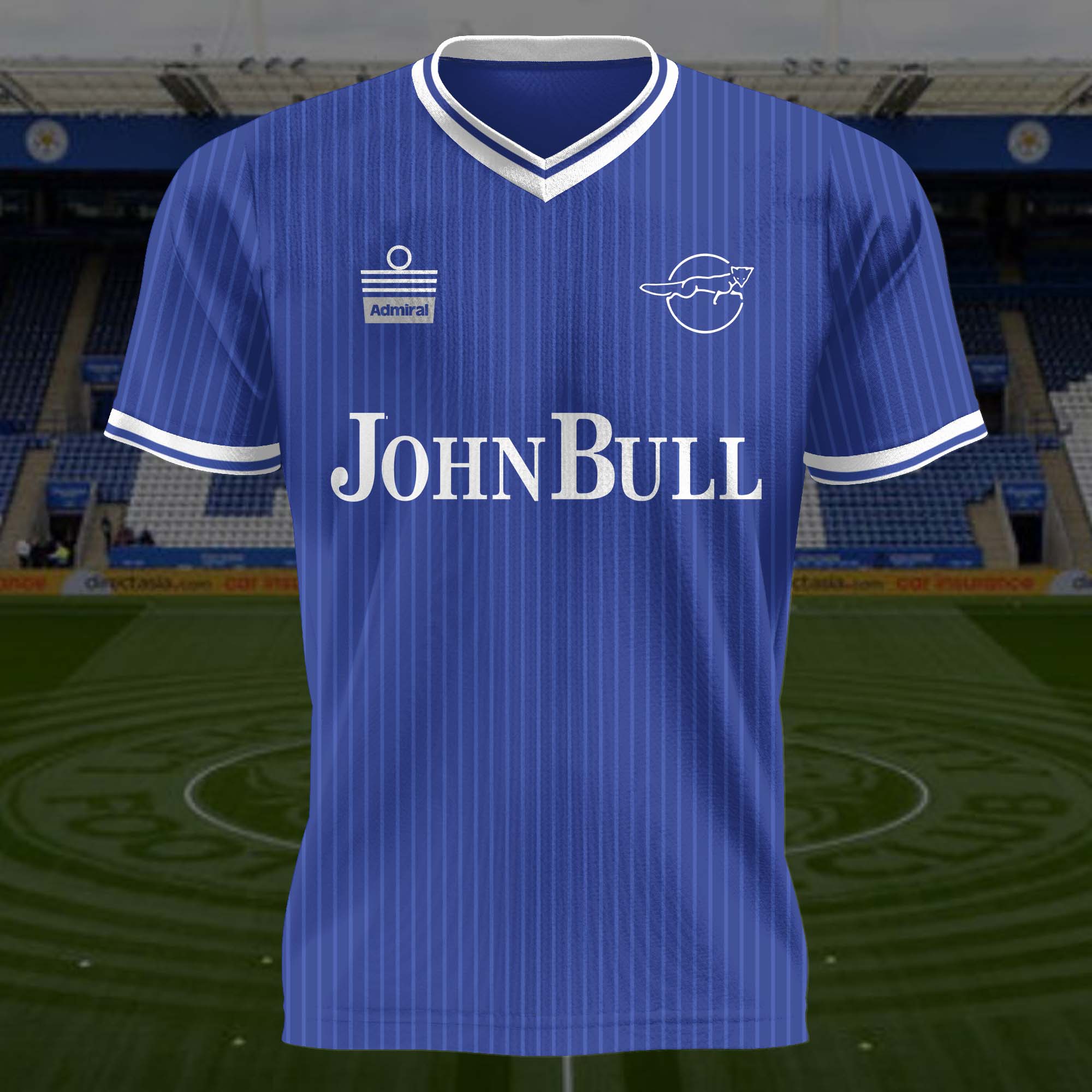 Leicester City 1986-87 Home Kit Retro Shirt PT57225