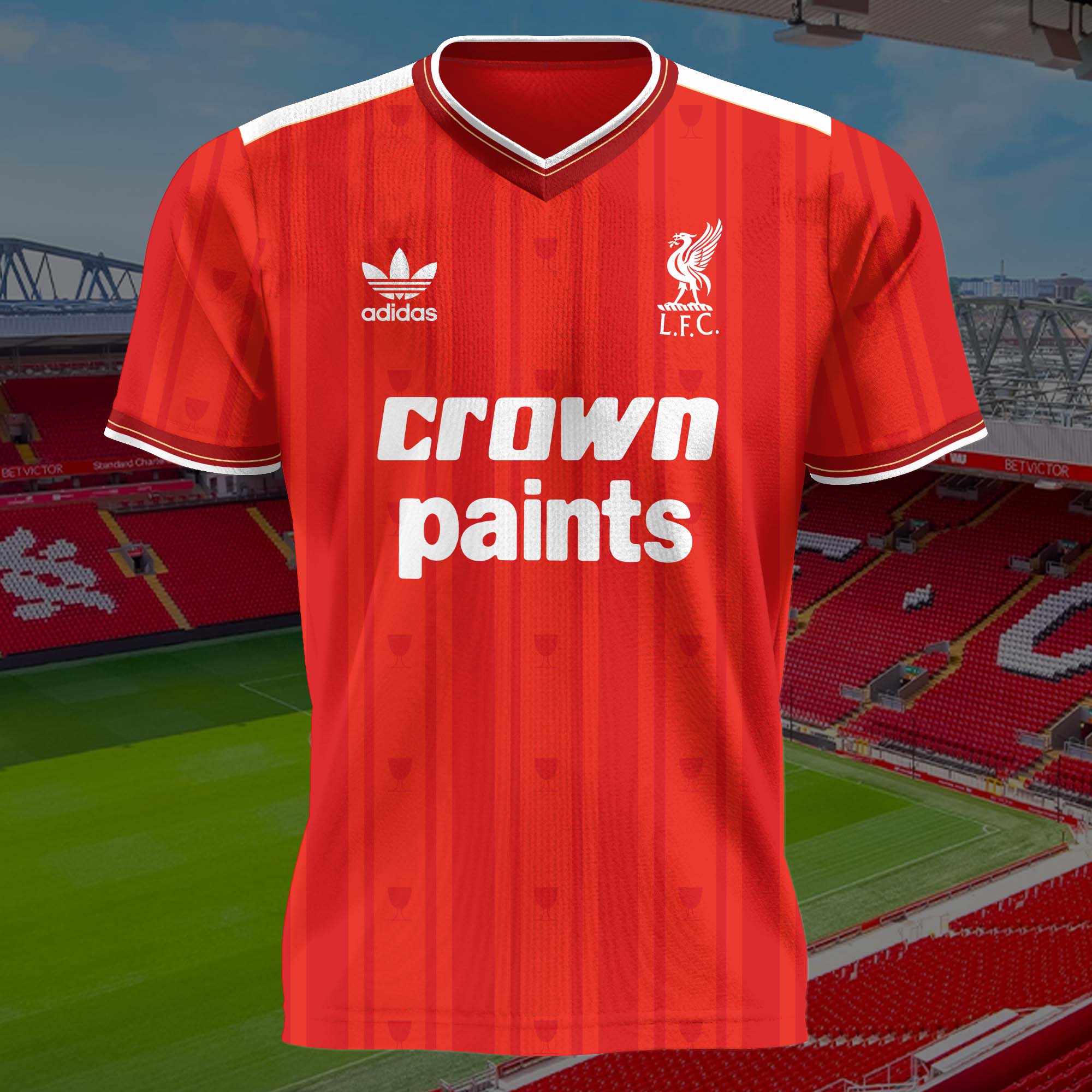 Liverpool FC 1986-87 Home Kit Retro Shirt PT57226