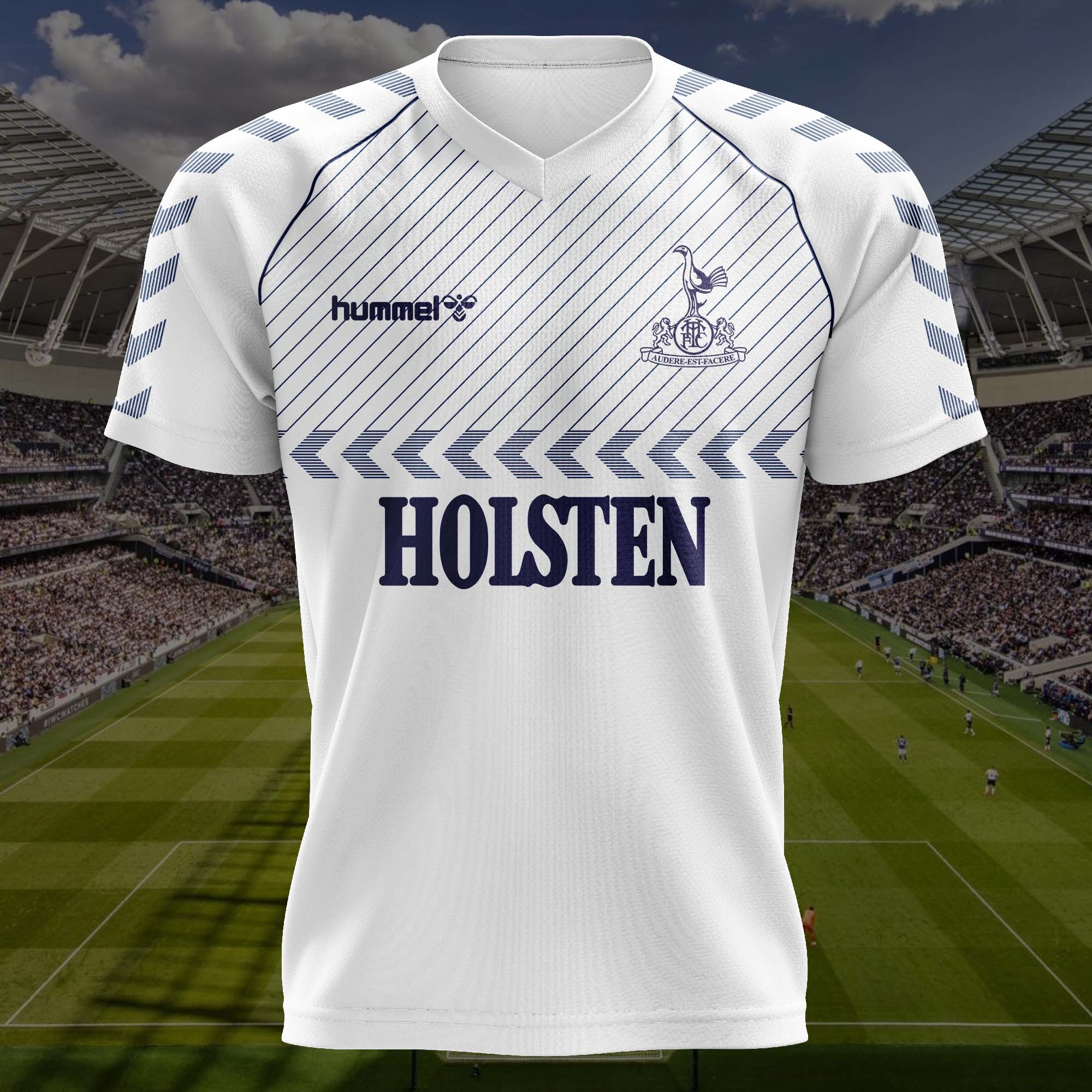 Tottenham Hotspur 1986-87 Home Kit Retro Shirt PT57237