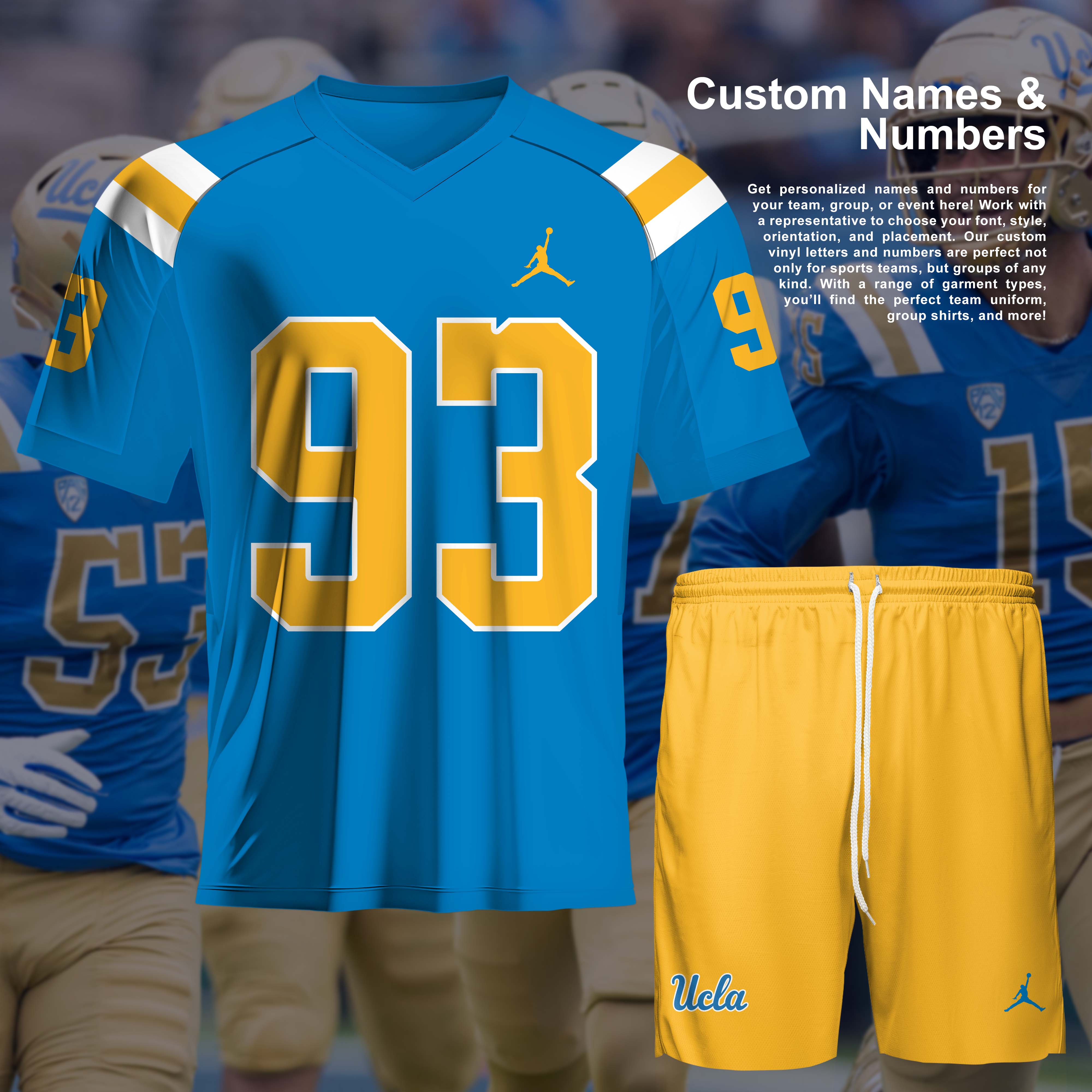 UCLA Bruins NCAA Team Short T-Shirt PT57216
