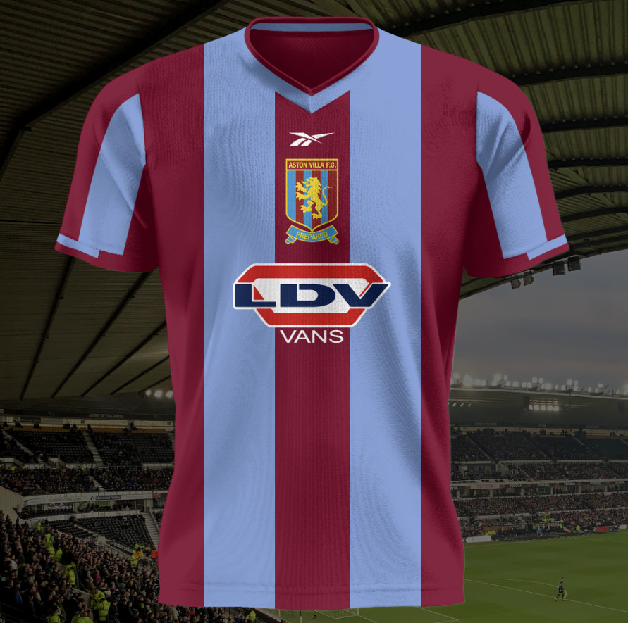 Aston Villa  1999-00 Home Kit Retro Shirt PT57105