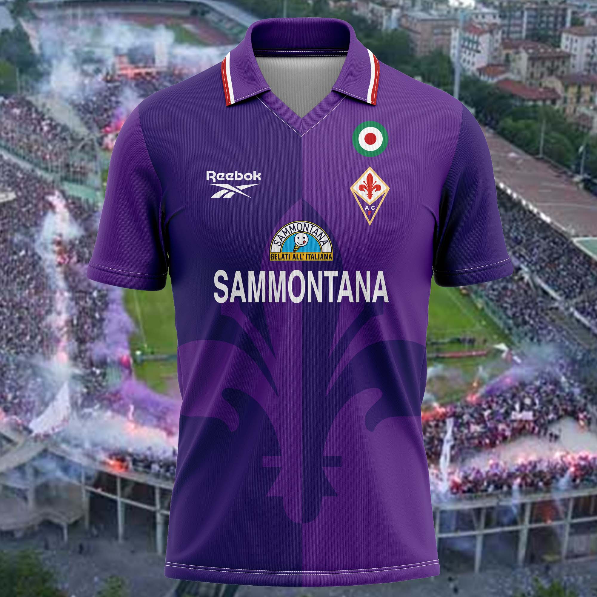 Fiorentina 1996-97 Home Kit Retro Shirt PT57264