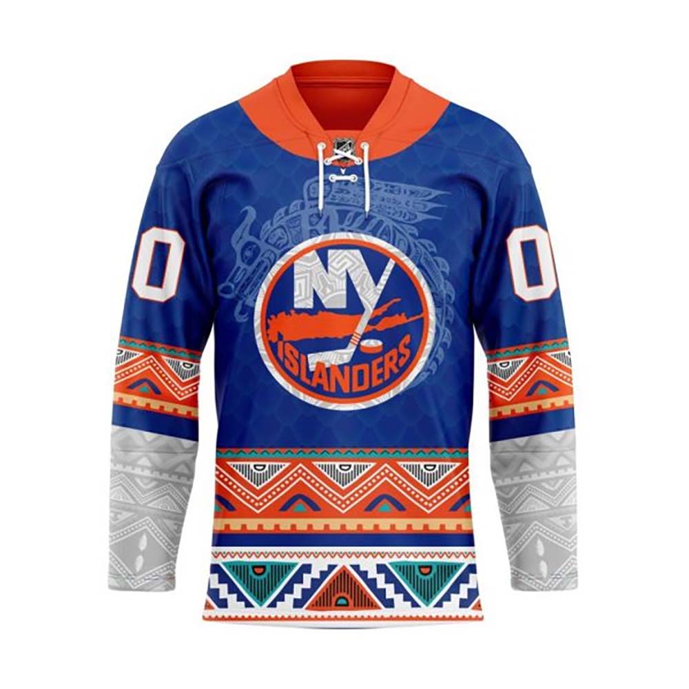 New York Islanders Personalized NHL Jersey Style Hoodie PT56938