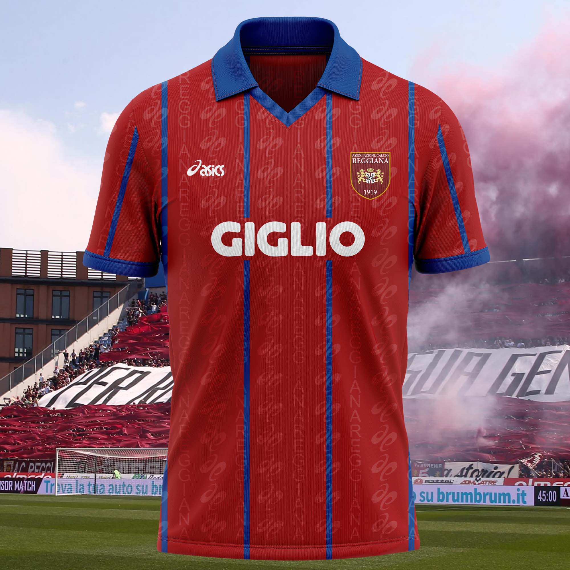 Reggiana 1996-97 Home Kit Retro Shirt PT57272