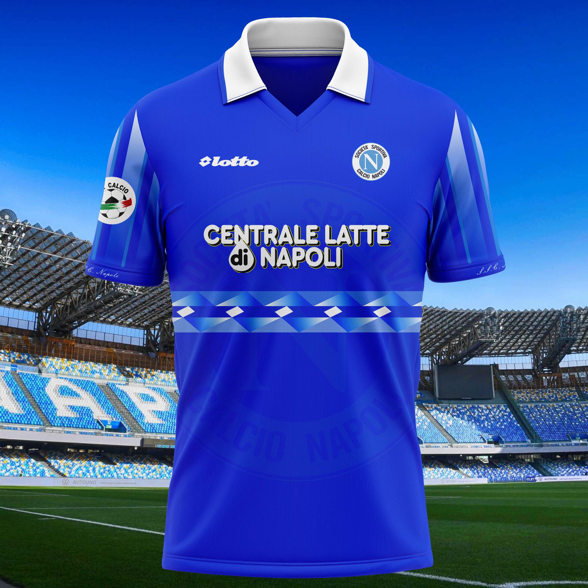 SSC Napoli 1996-97 Home Kit Retro Shirt PT57274