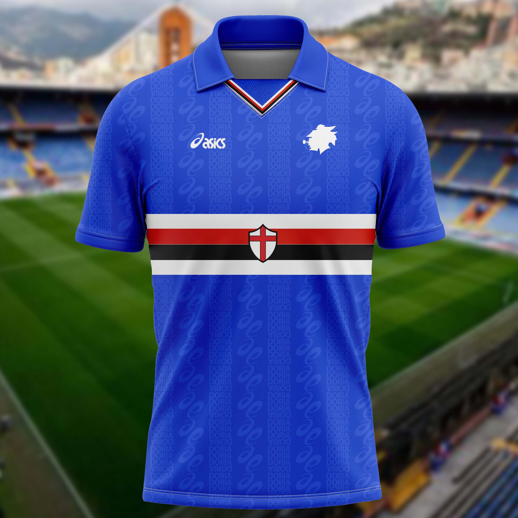 Sampdoria 1996-97 Home Kit Retro Shirt PT57273