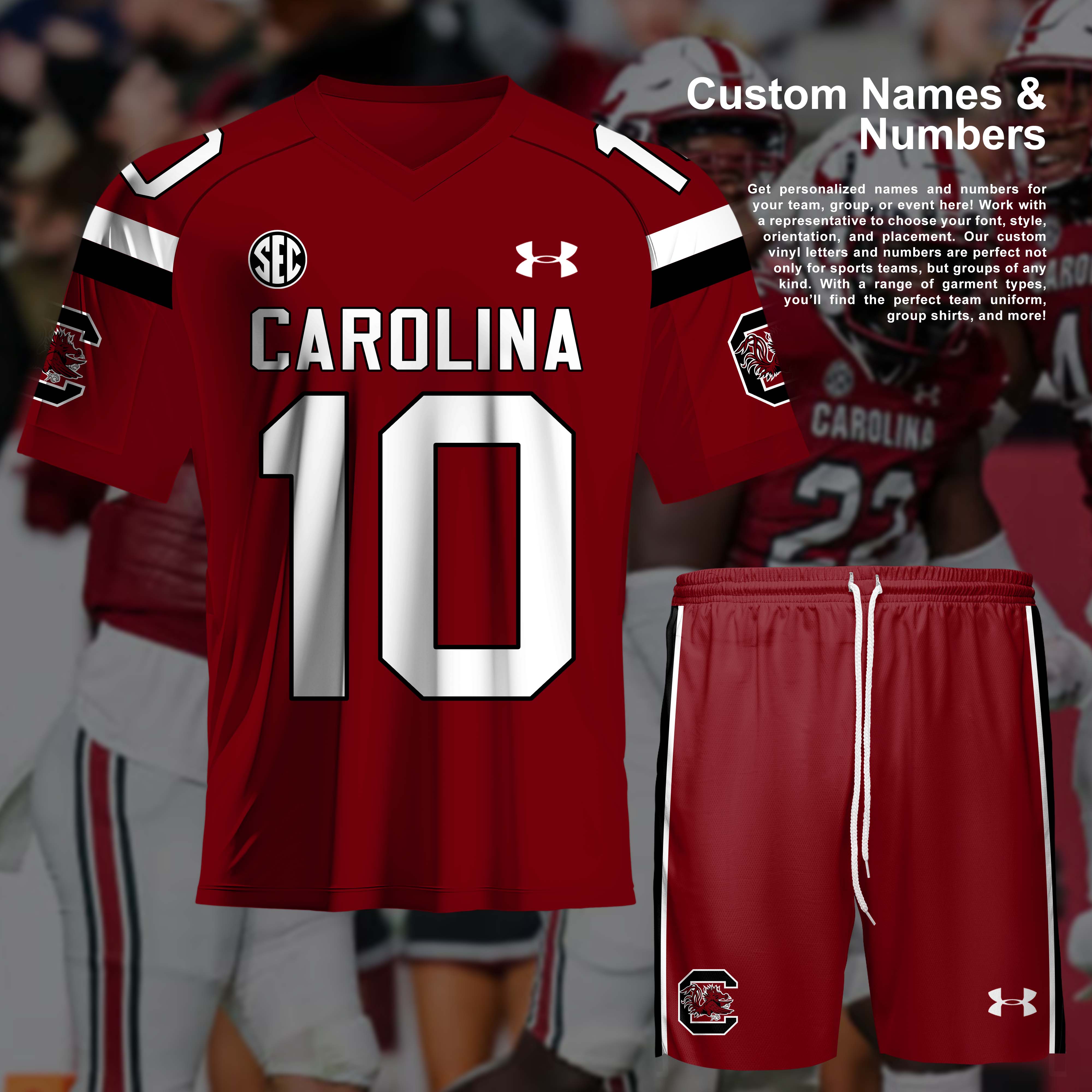 South Carolina Gamecocks NCAA Team Short T-Shirt PT57255