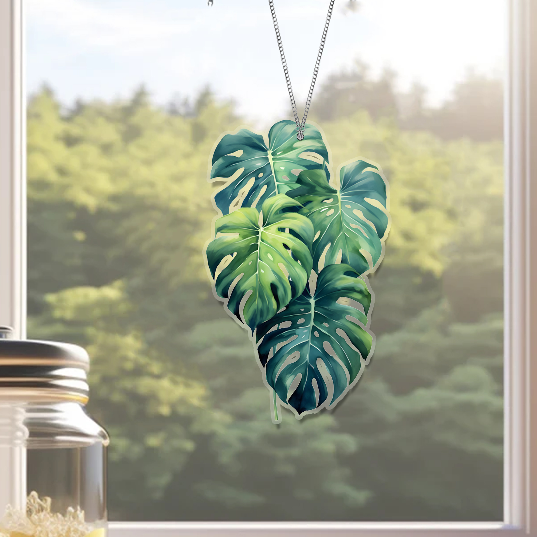 Plant Tree Acrylic Window Hanging