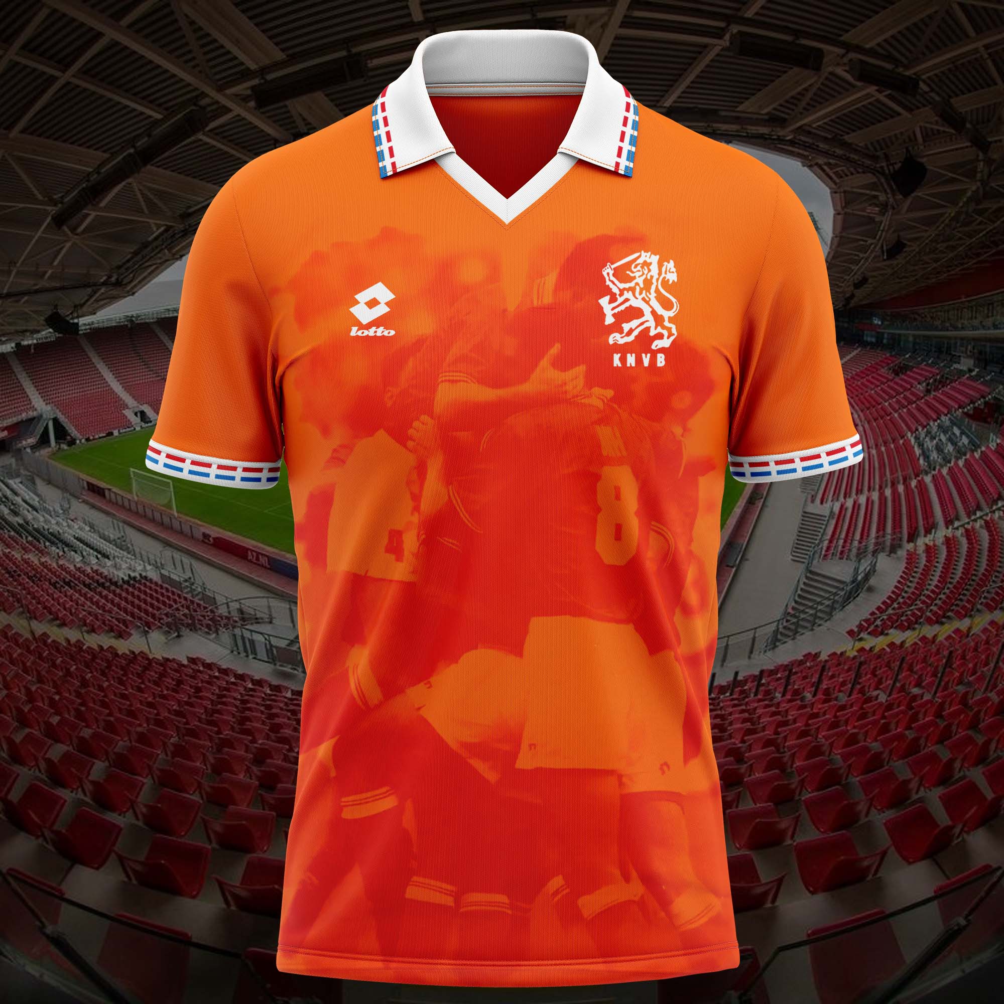 Netherlands 1996 Home Kit Retro Shirt PT57282