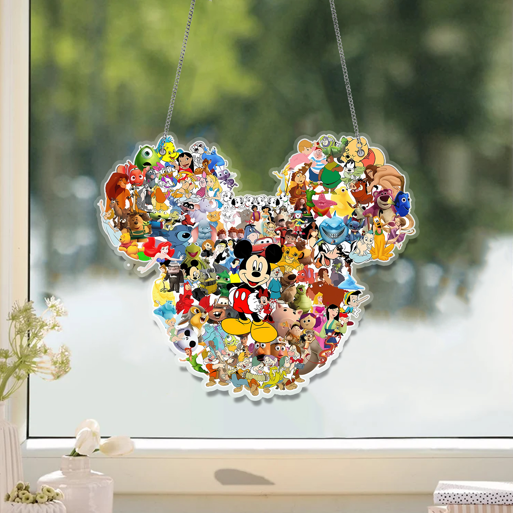 Disney World Lover's ACRYLIC Window Hanging