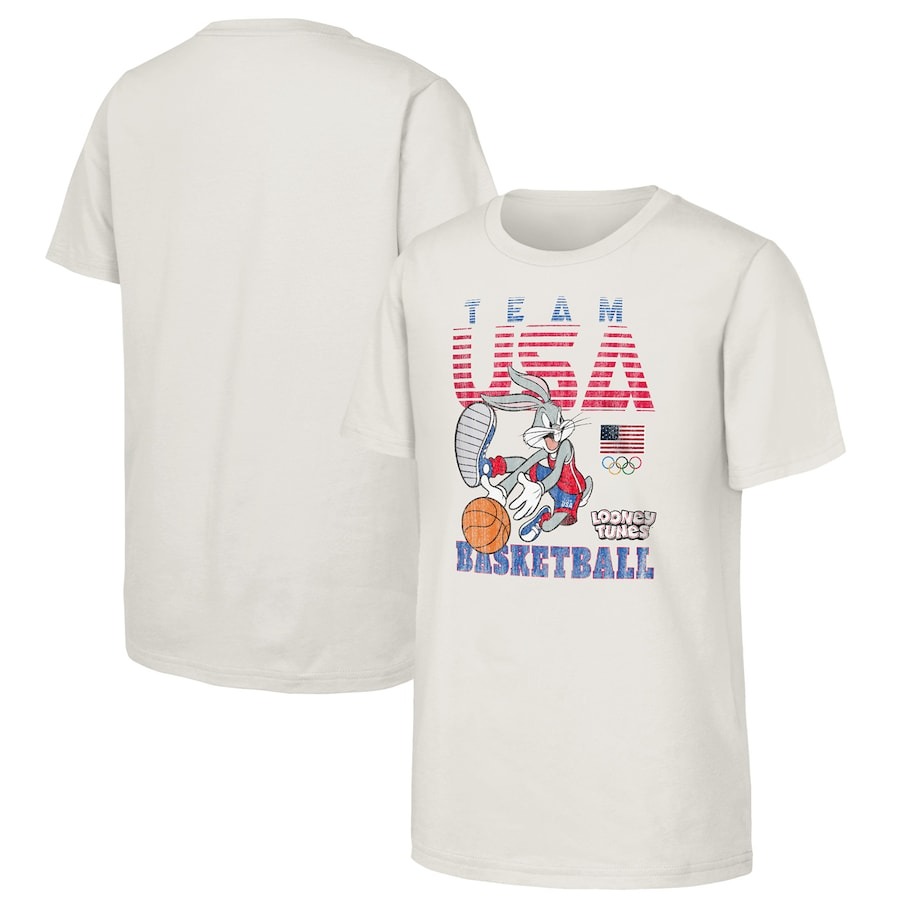 Bugs Bunny Team USA Looney Tunes Basketball T-Shirt PT57314