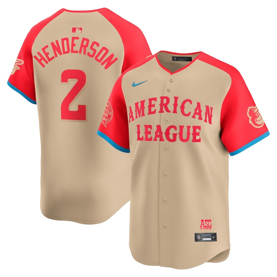 Gunnar Henderson American League 2024 MLB All-Star Game Limited Player Jersey PT57360