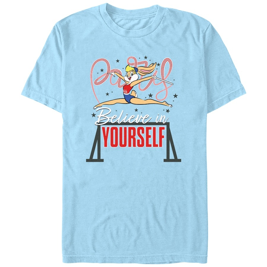 Lola Bunny Looney Tunes Mad Engine Unisex Team USA Believe In Yourself T-Shirt PT57316