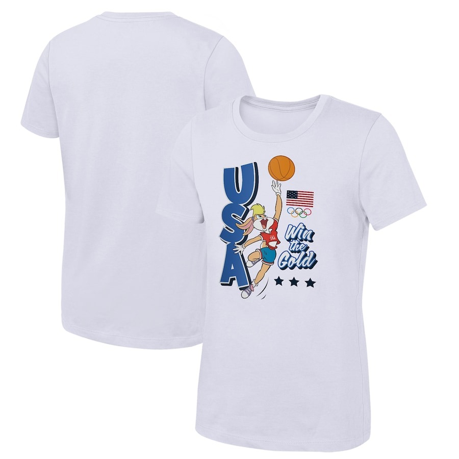 Lola Bunny Team USA Looney Tunes Girls Basketball T-Shirt PT57317