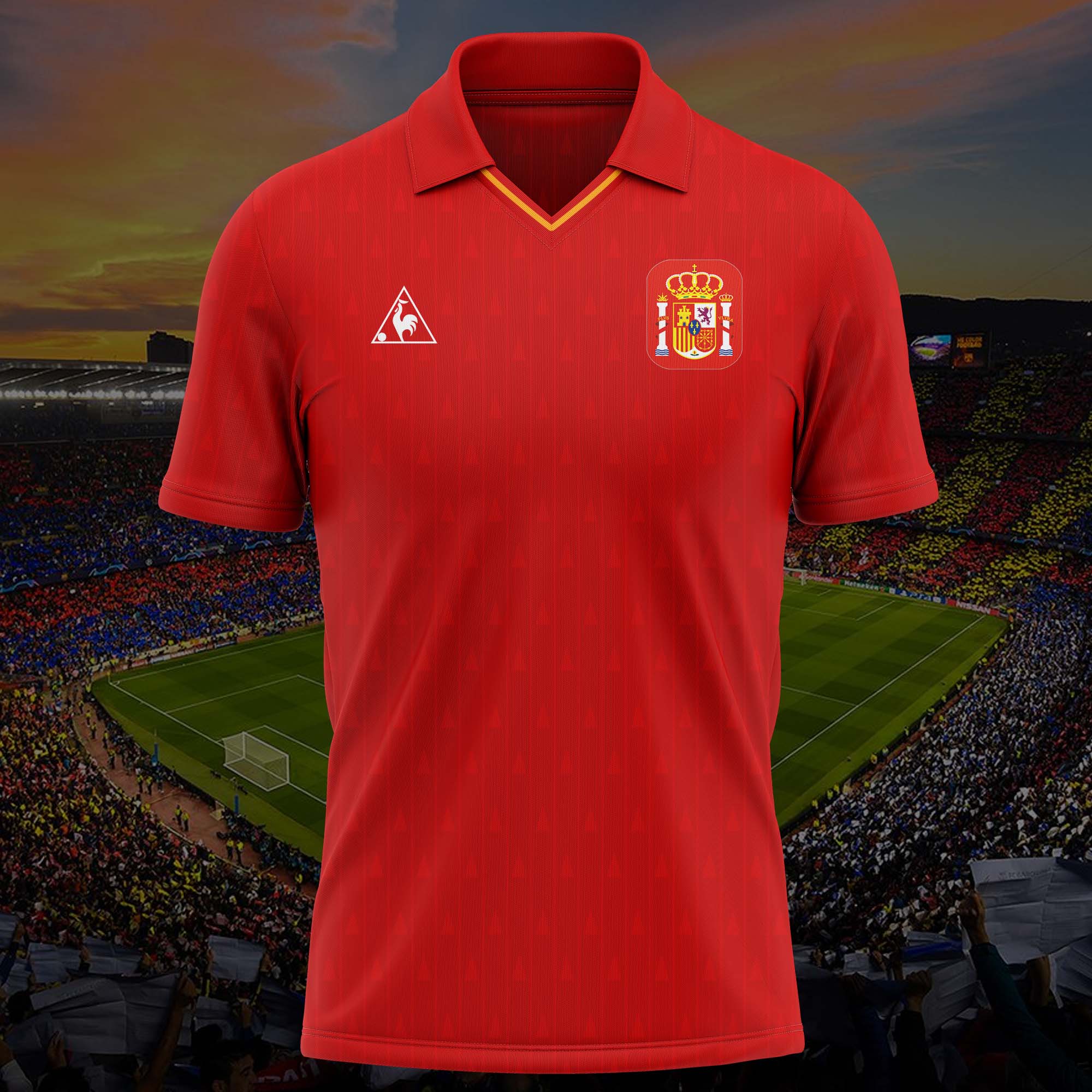 Spain 1988 Home Kit Retro Shirt PT57377