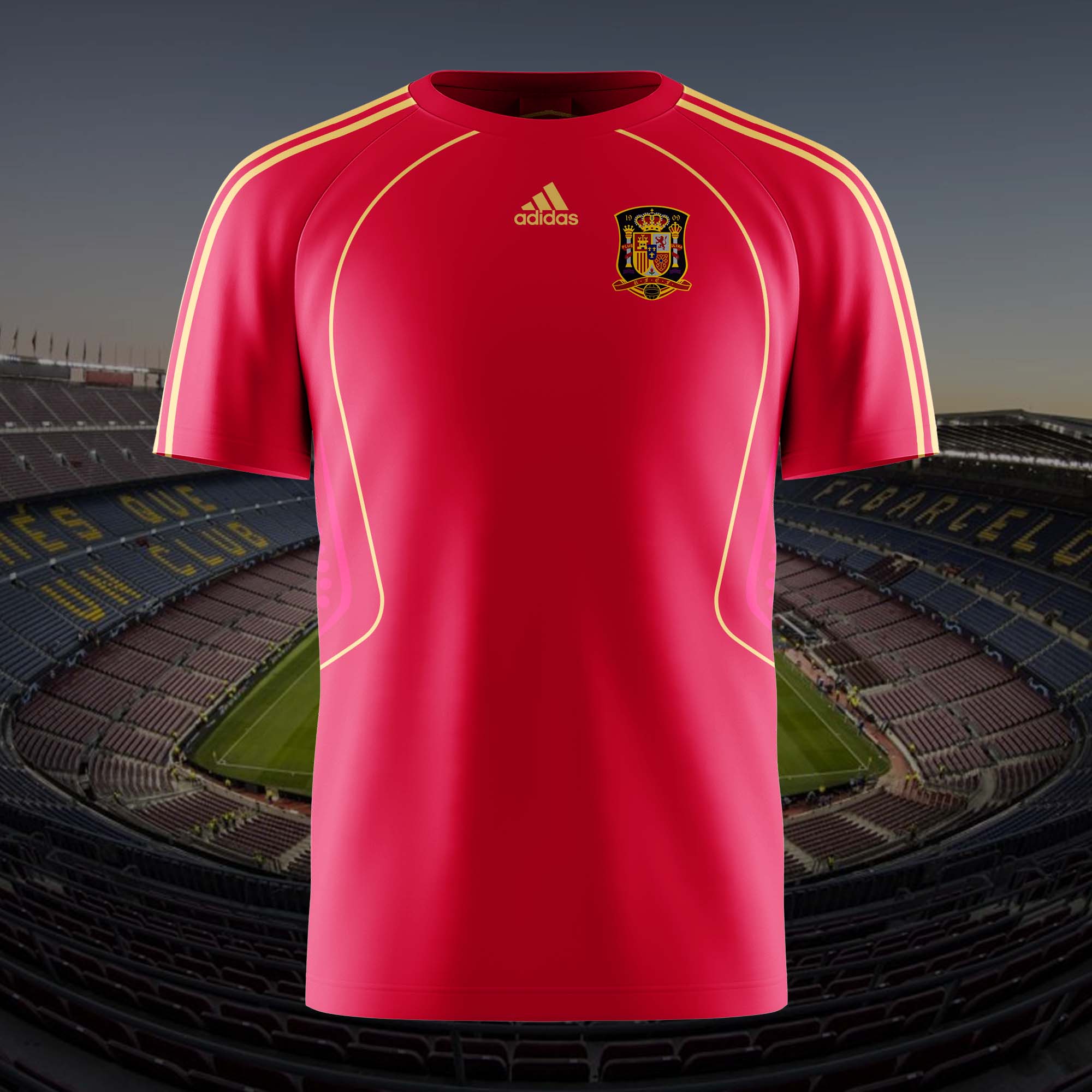 Spain 2008 Home Retro Shirt PT57381