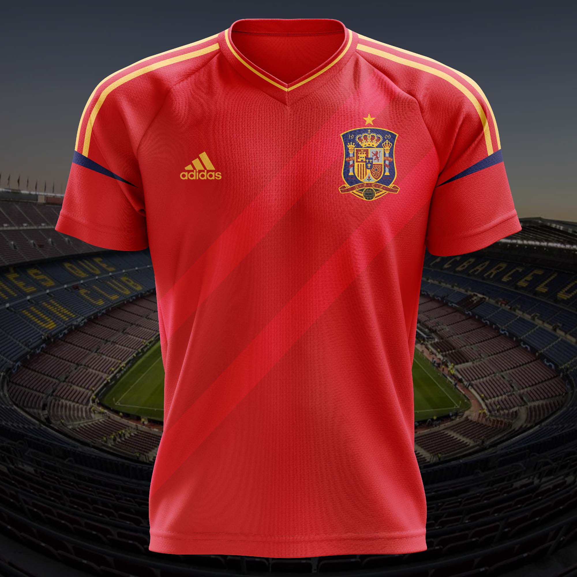 Spain 2012 Home Retro Shirt PT57382