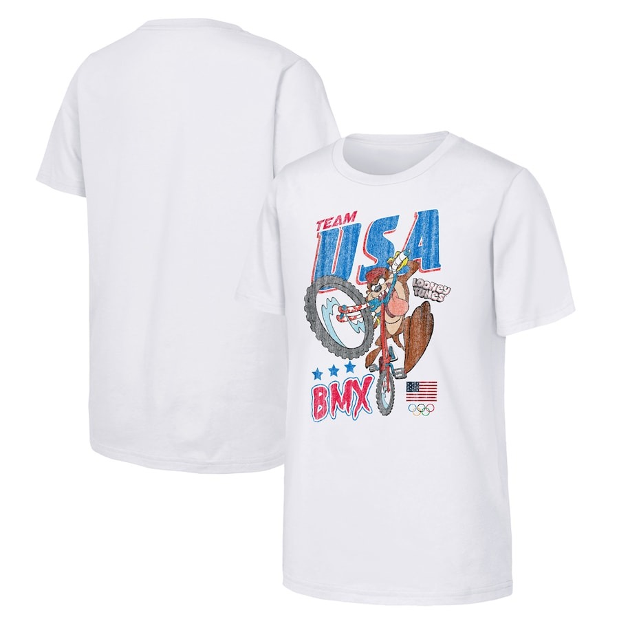 Tasmanian Devil Team USA Looney Tunes BMX T-Shirt PT57389