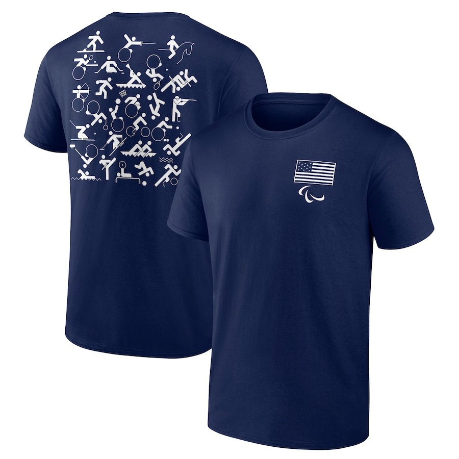 Team USA Pictogram T-Shirt - Navy PT57325