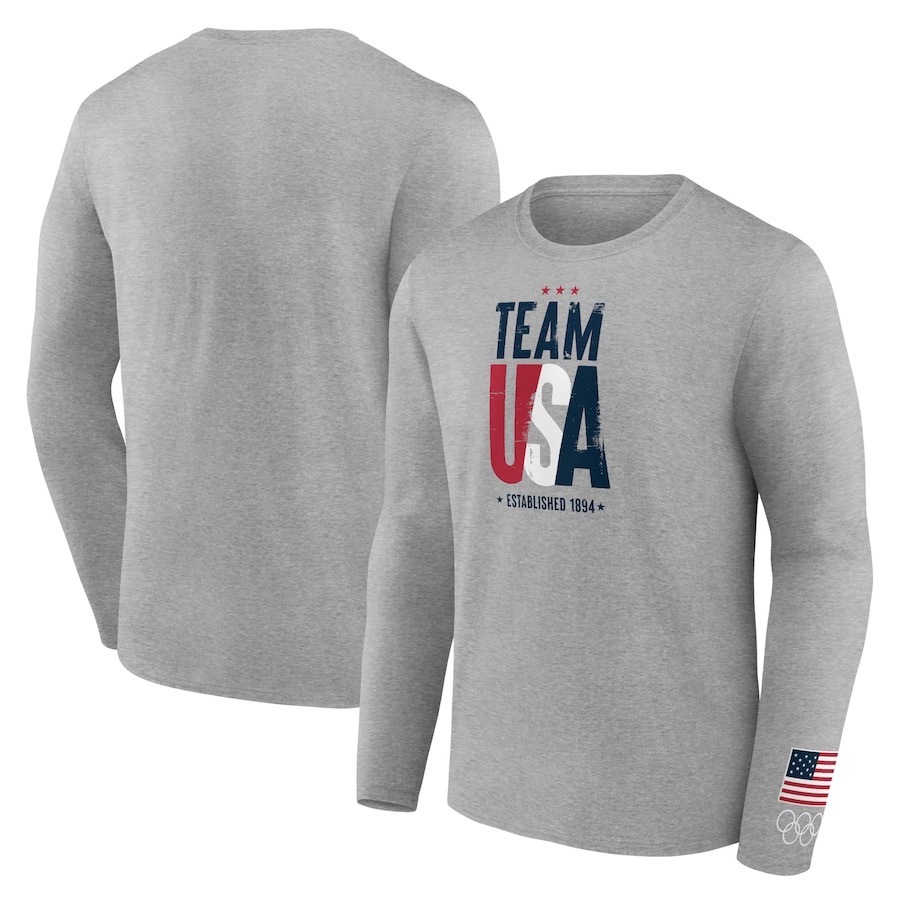 Team USA Vintage Stripes Long Sleeve T-Shirt PT57326