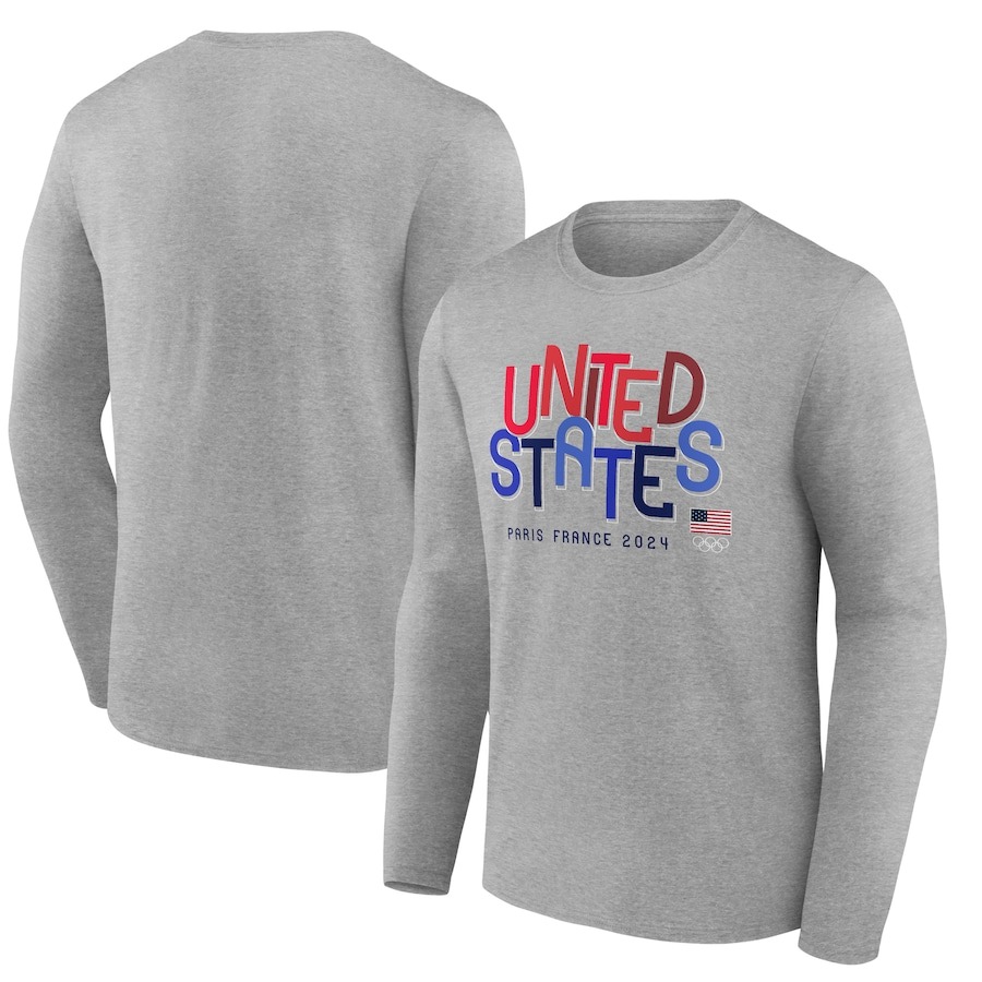 Team USA Paris 2024 Summer Olympics True Colors Long Sleeve T-Shirt PT57333